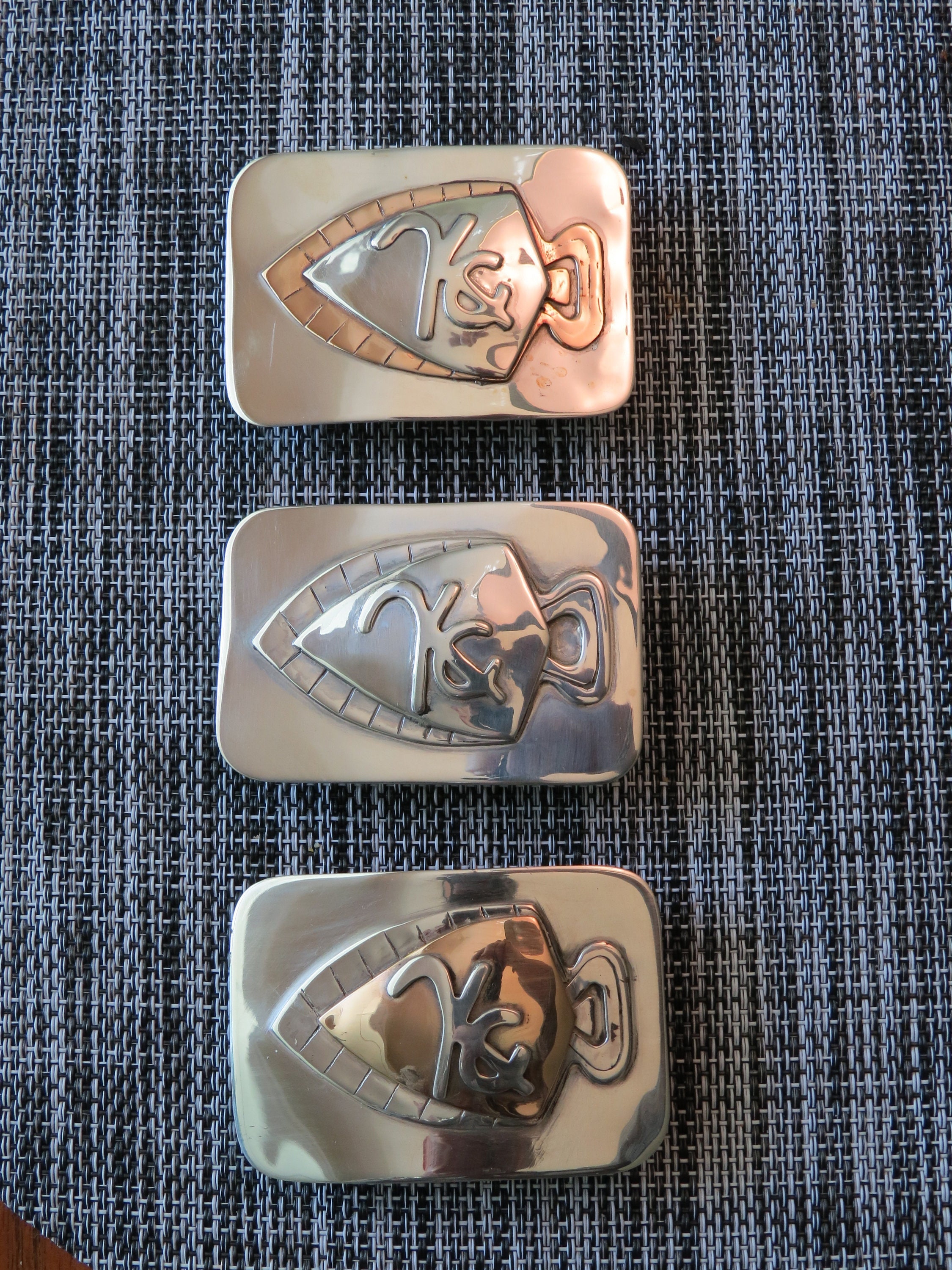 Sterling silver belt buckles