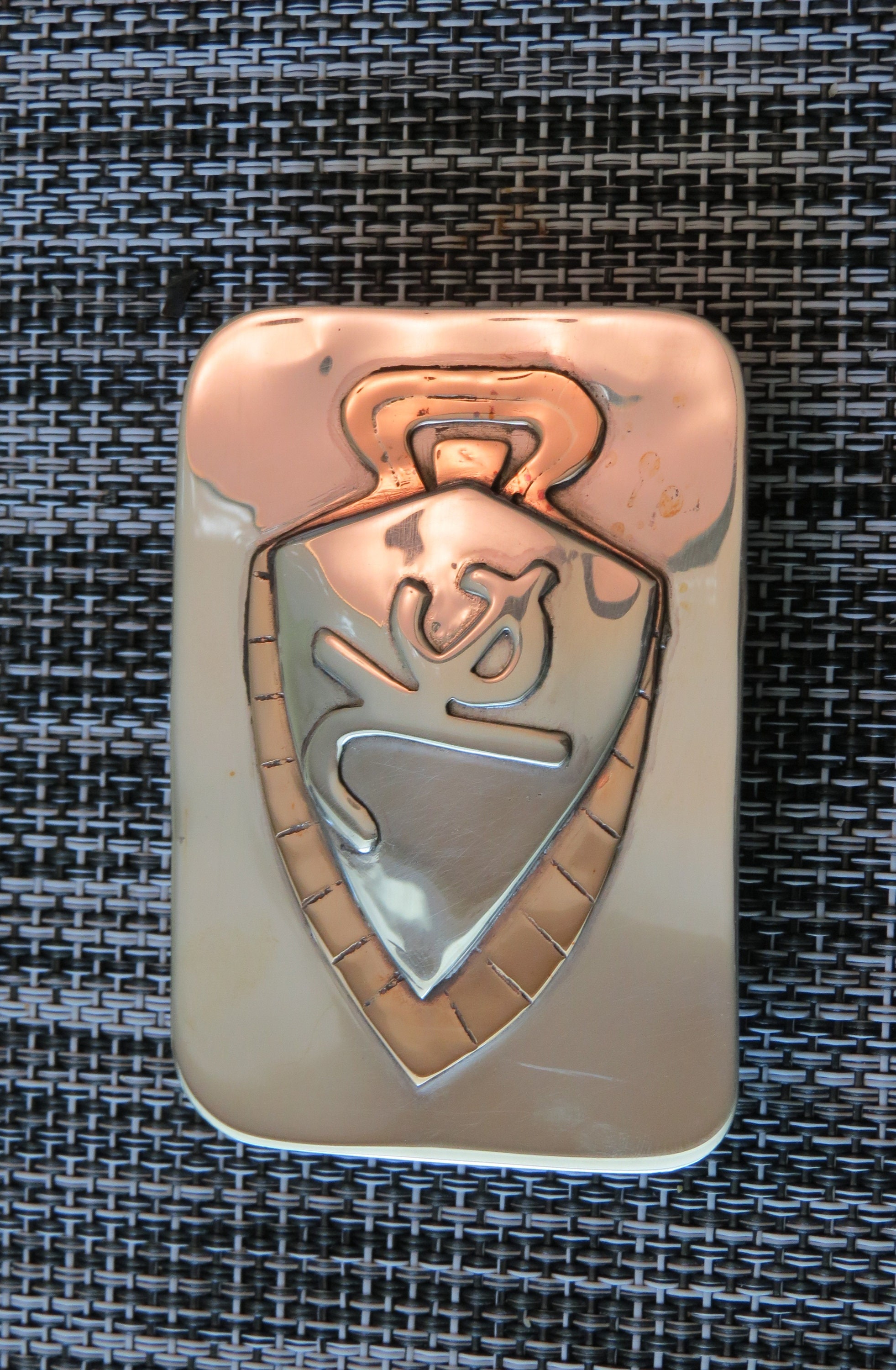 Sterling silver belt buckles, view 2