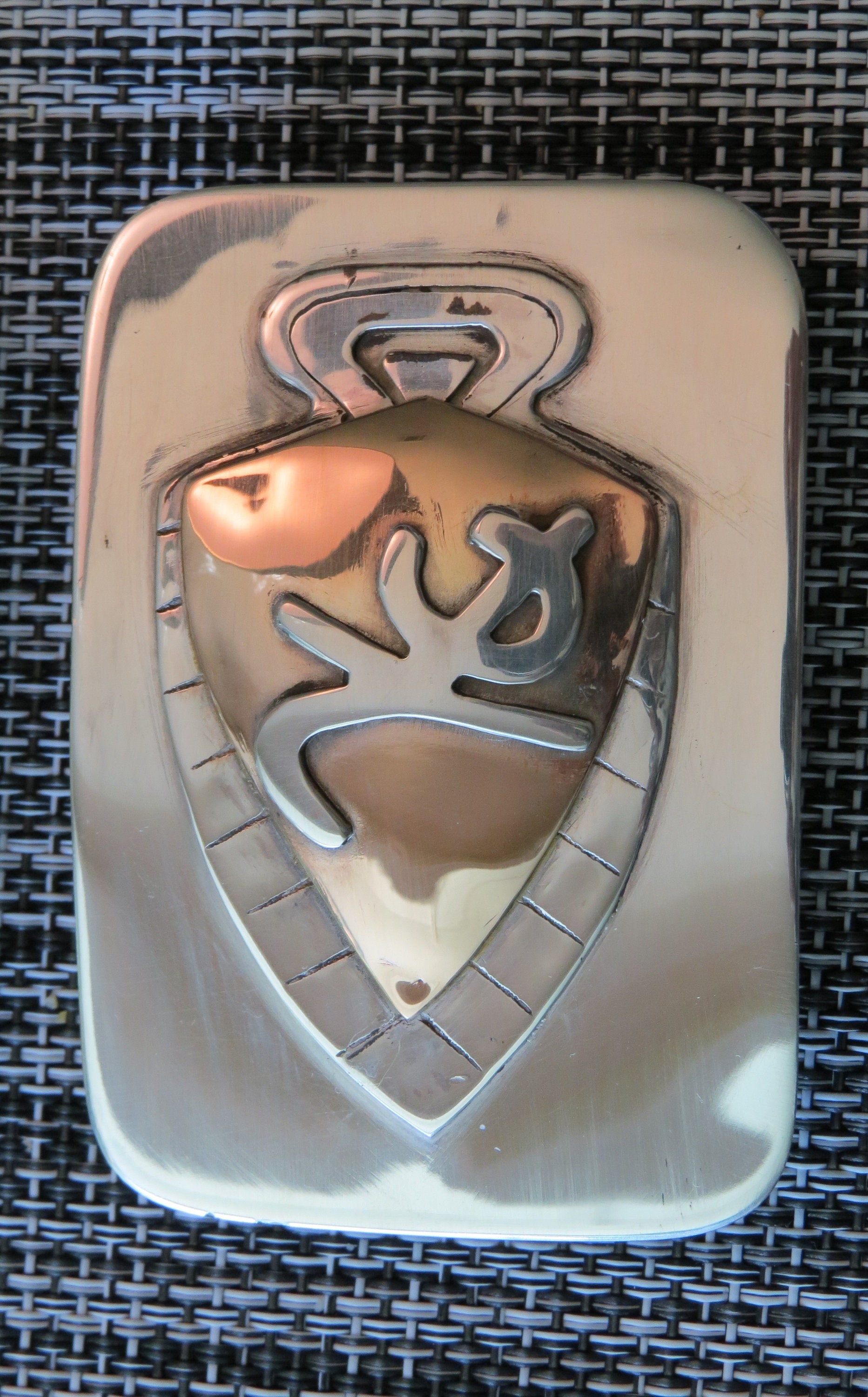 Sterling silver belt buckles, view 4
