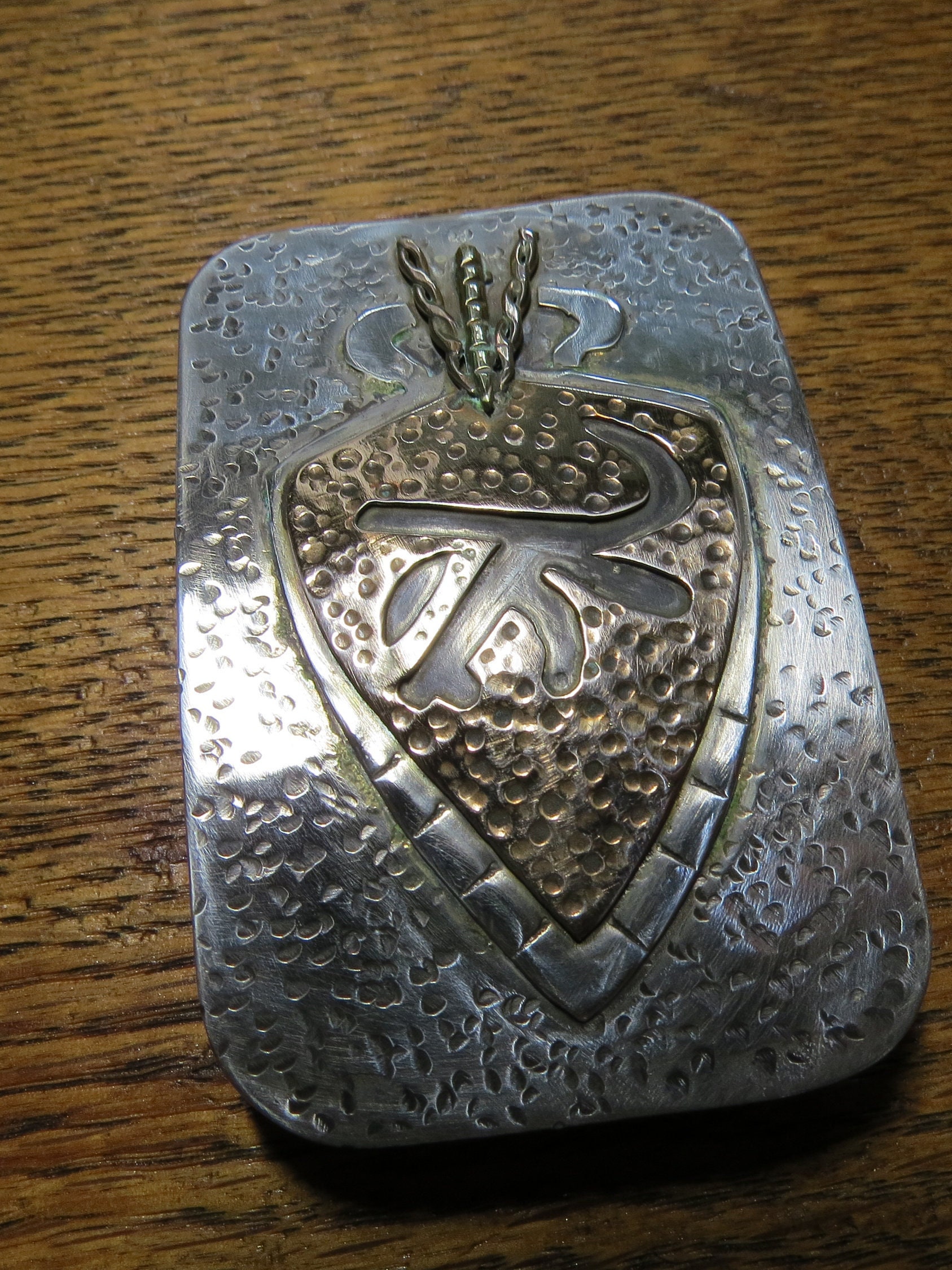 Sterling silver belt buckles, view 5