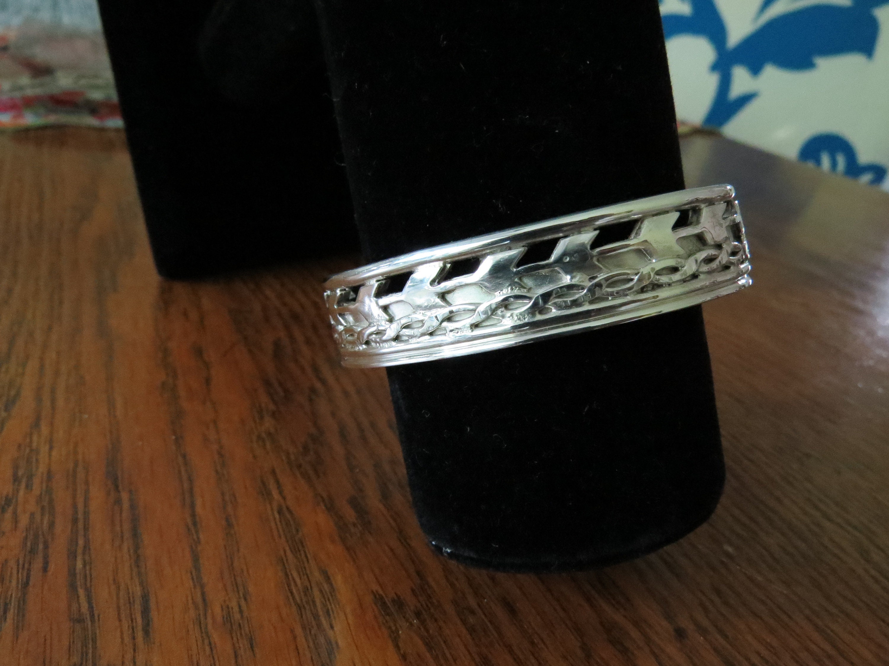 Unique Handcrafted Silver Cuff