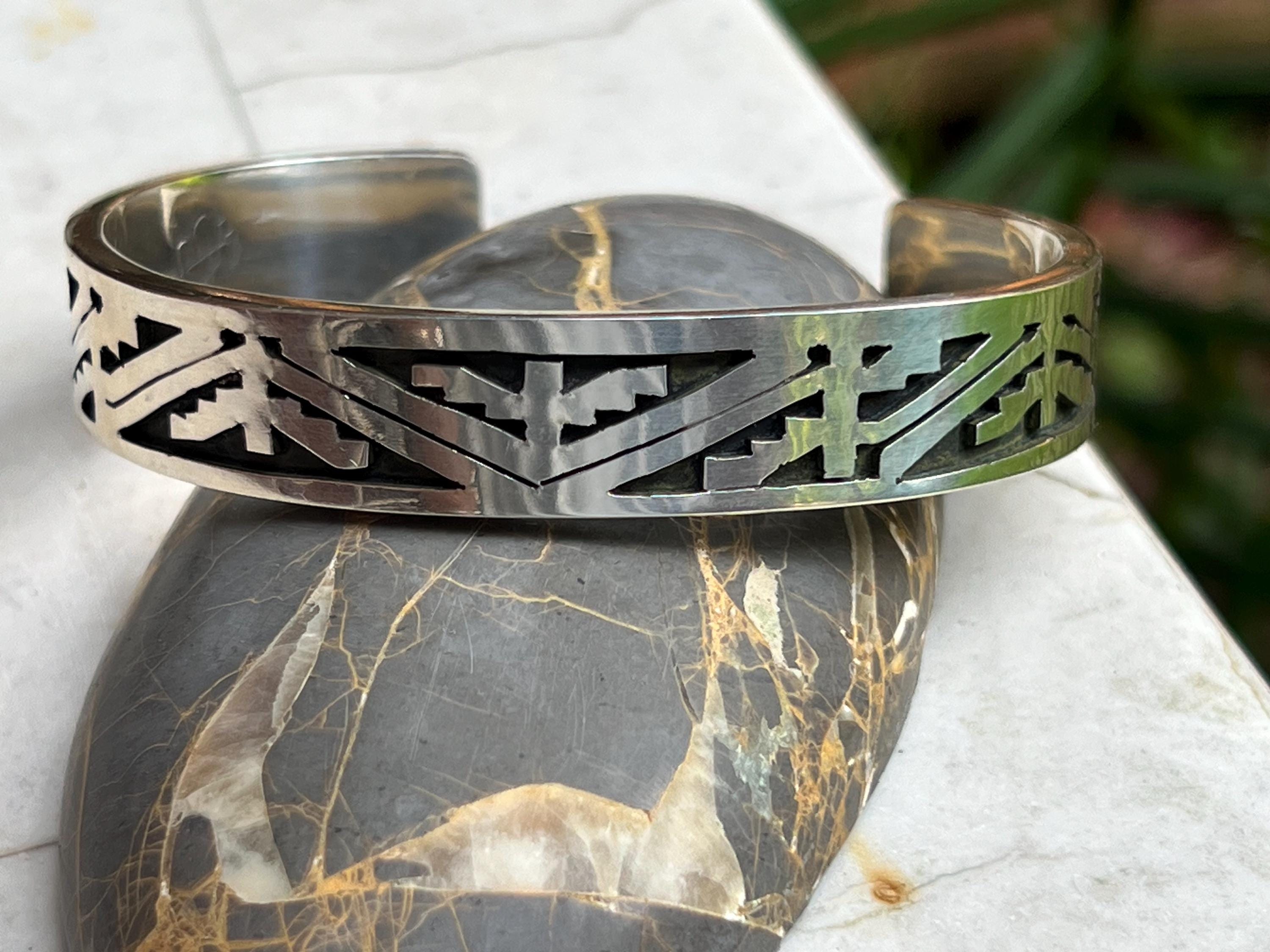 Zuni Indian Motif Cuff