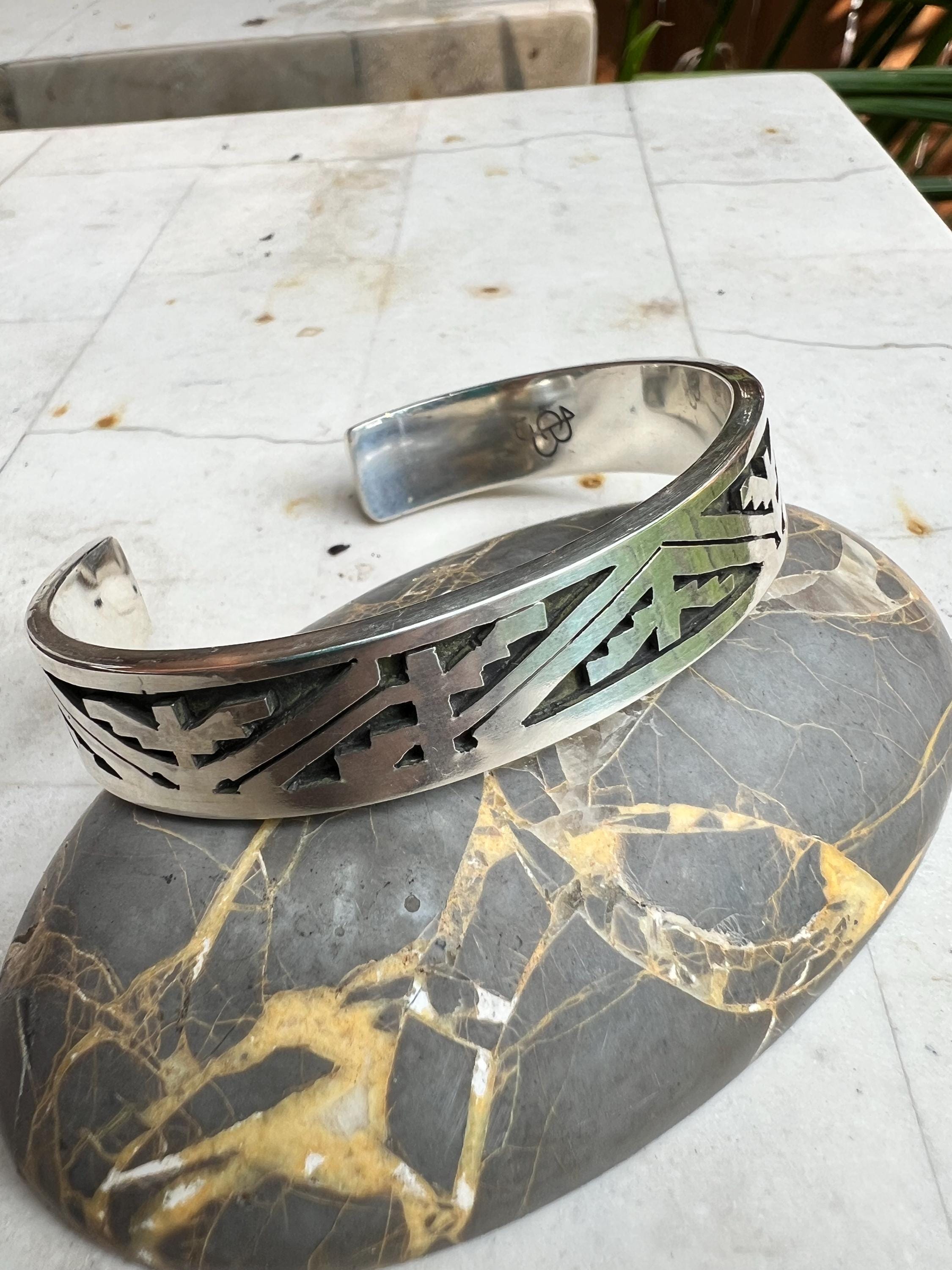 Zuni Indian Motif Cuff, view 2