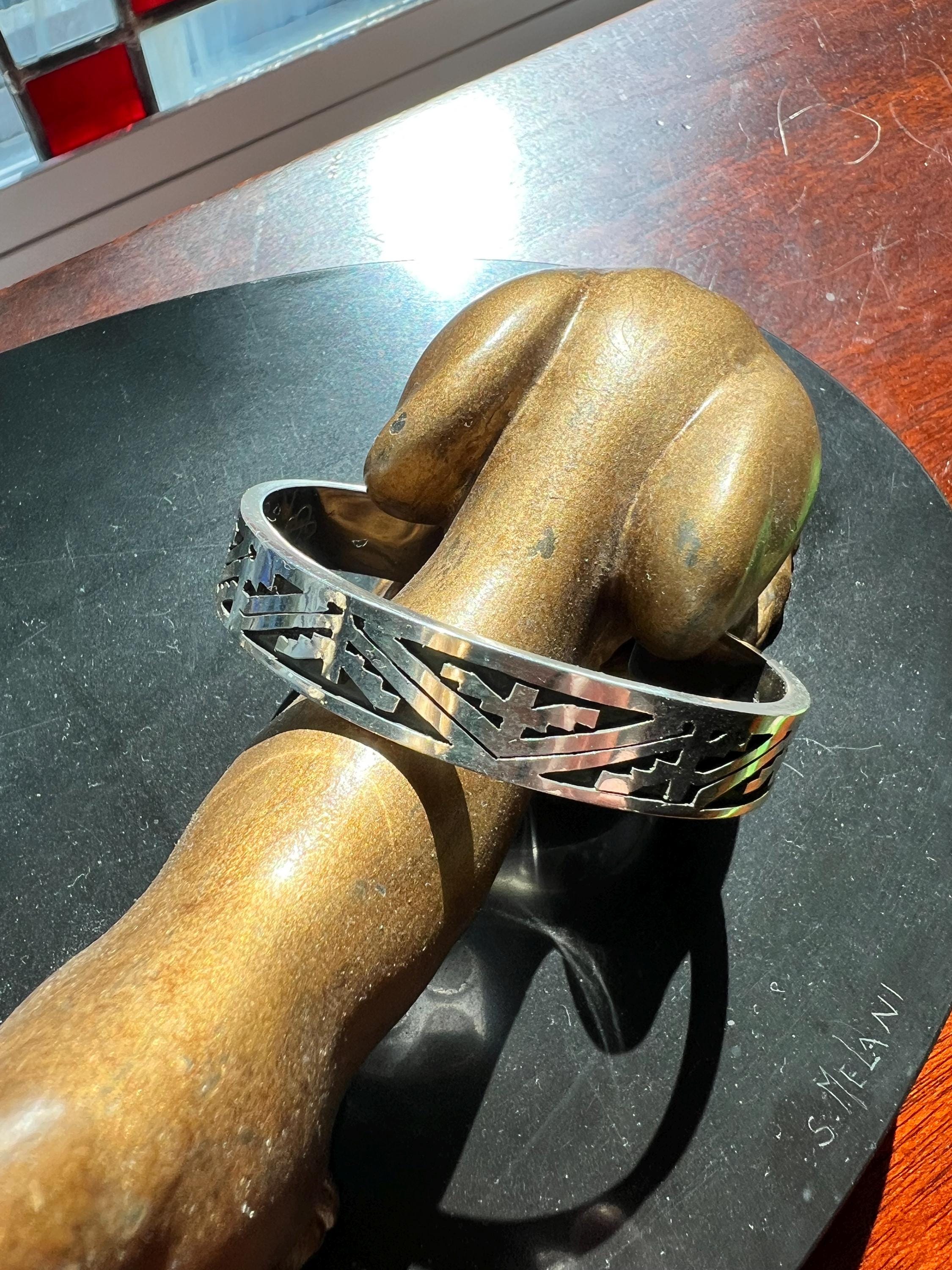 Zuni Indian Motif Cuff, view 6