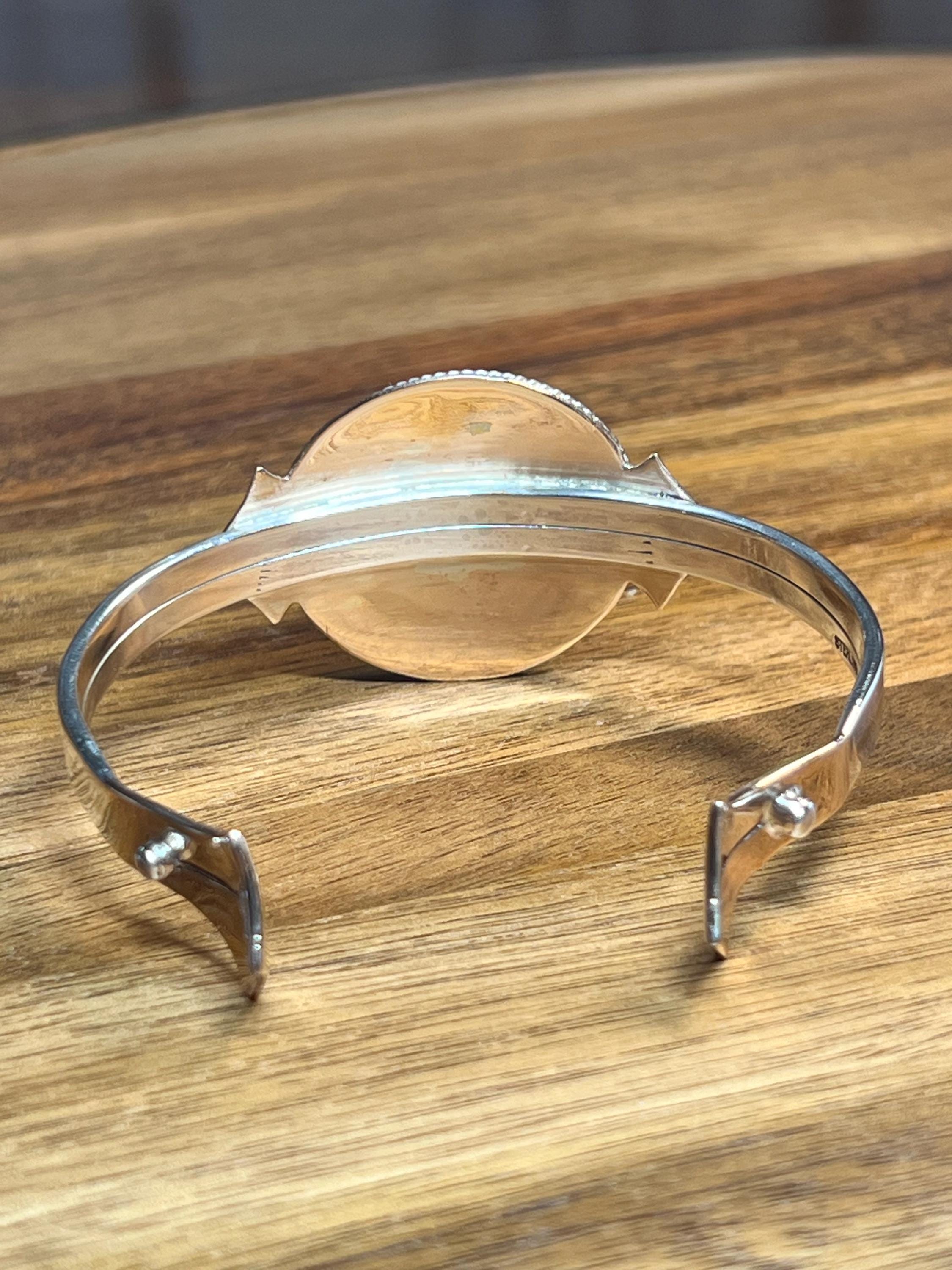 Women’s Viking Cuff with Jasper Gemstone, view 5