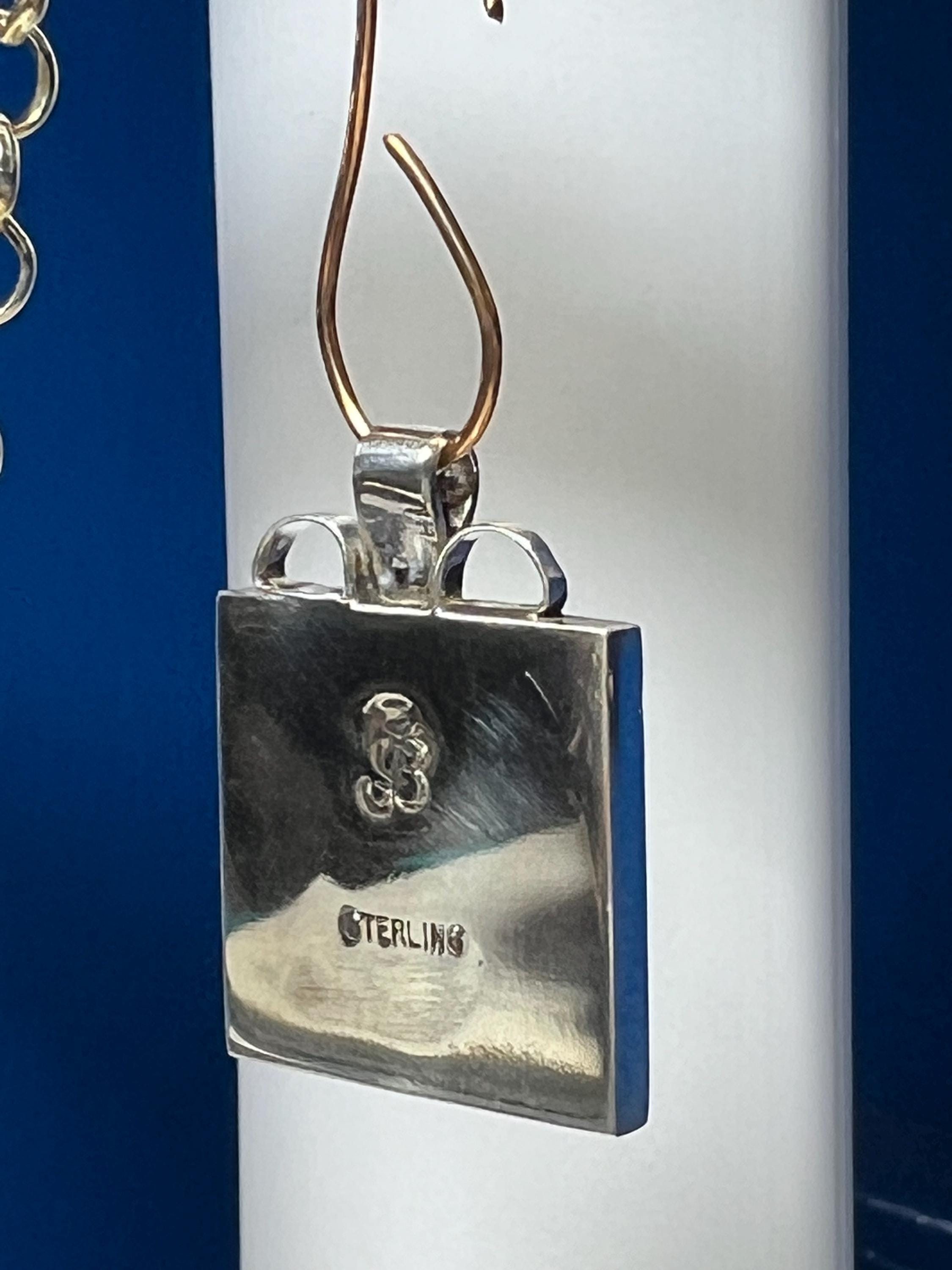 Sterling Silver Cameo Pendant, view 3