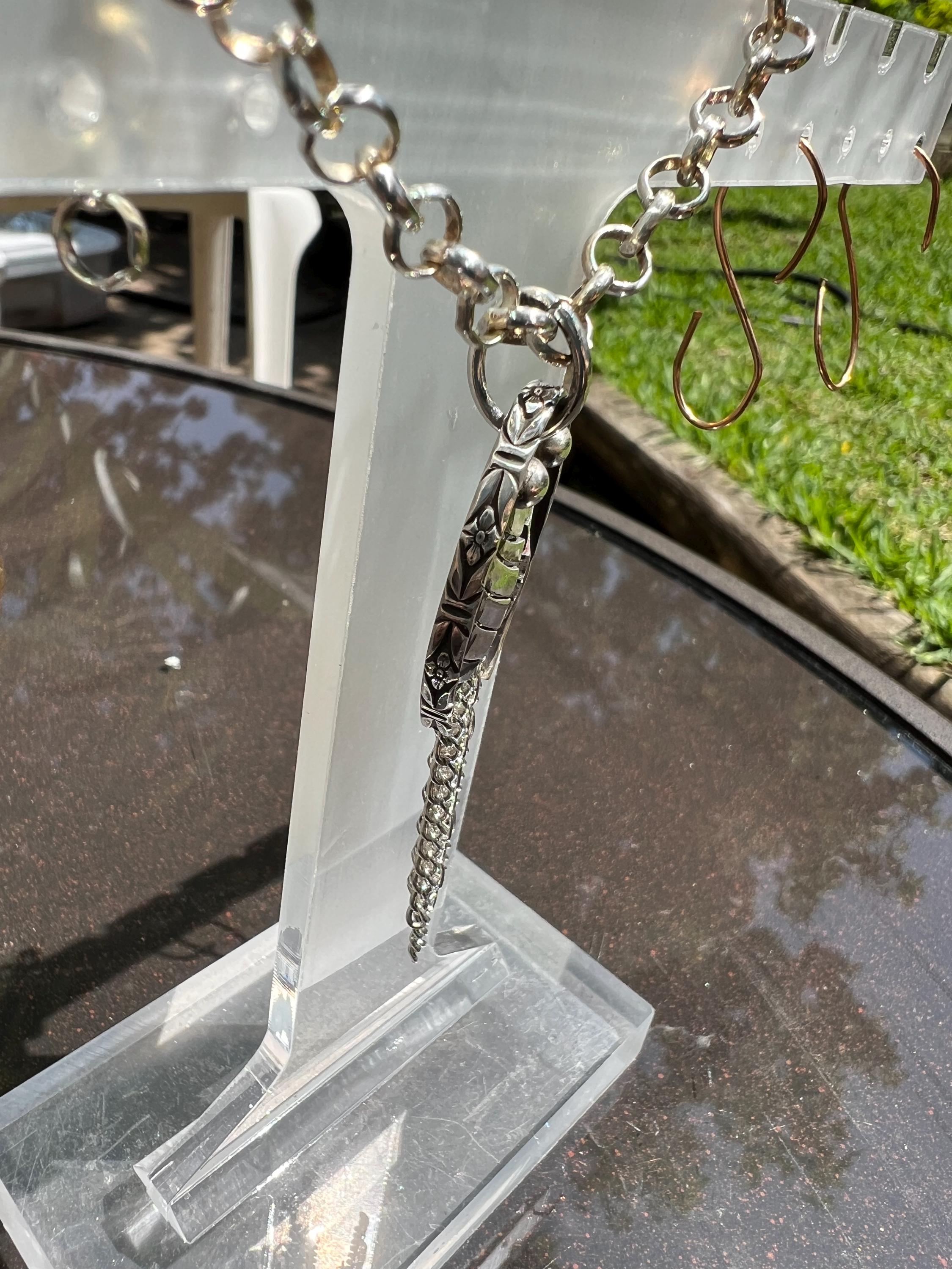 Fish Chain Pendant with Chain, view 3
