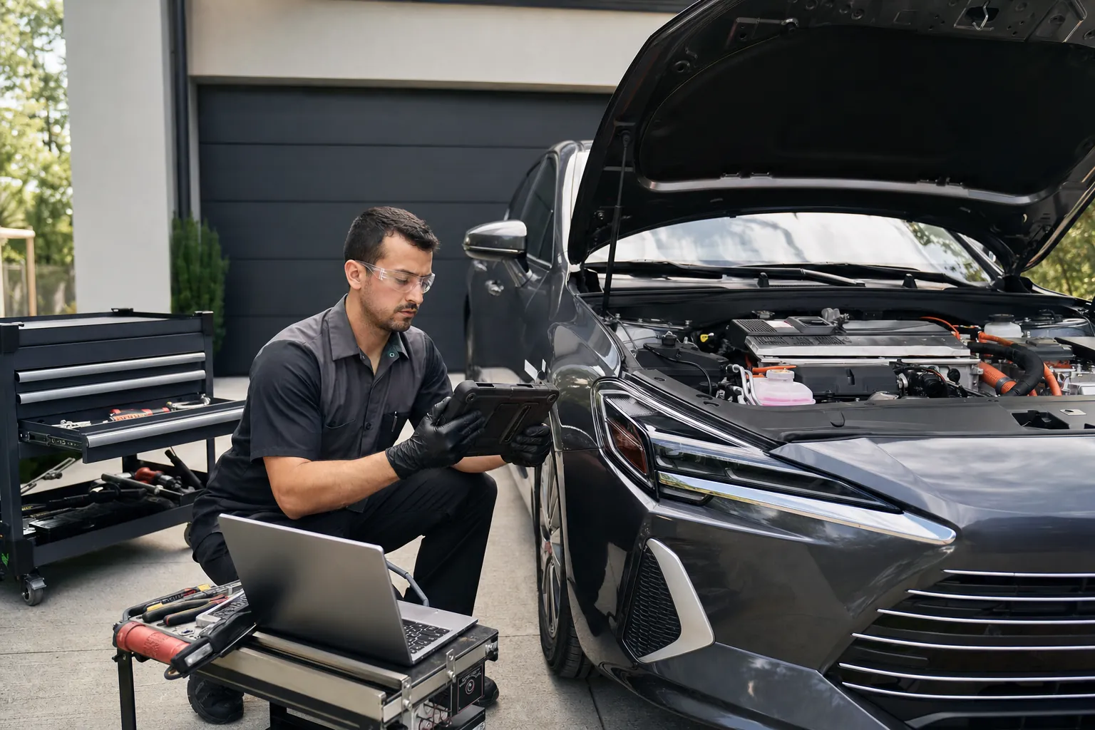 Hybrid Diagnostics mobile mechanic service