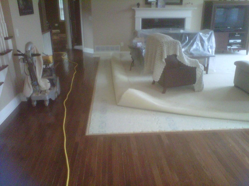 Beeline Floors hardwood project in a Central Ohio home