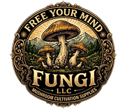 Free Your Mind Fungi mushroom logo