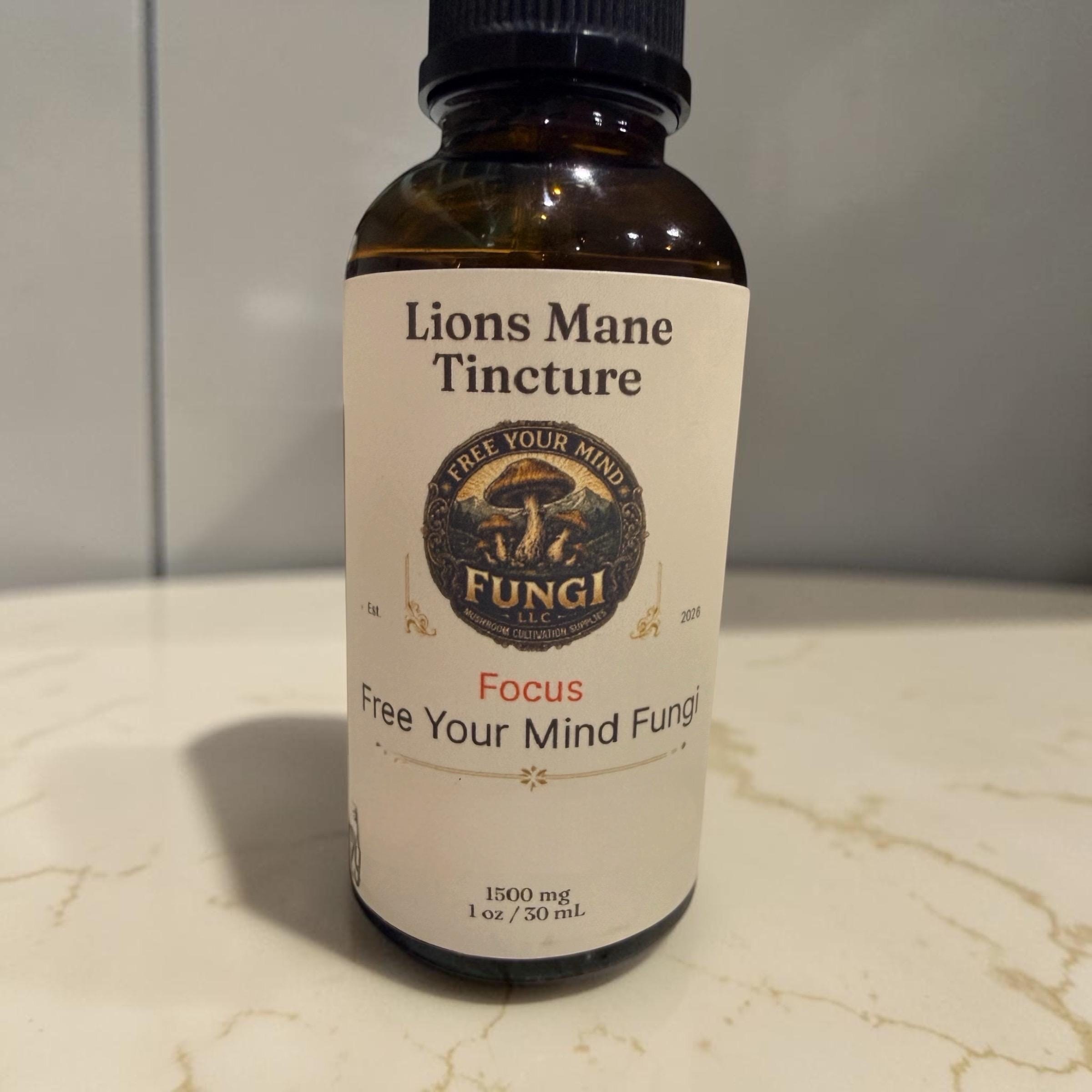 Lions Mane Mushroom Tincture