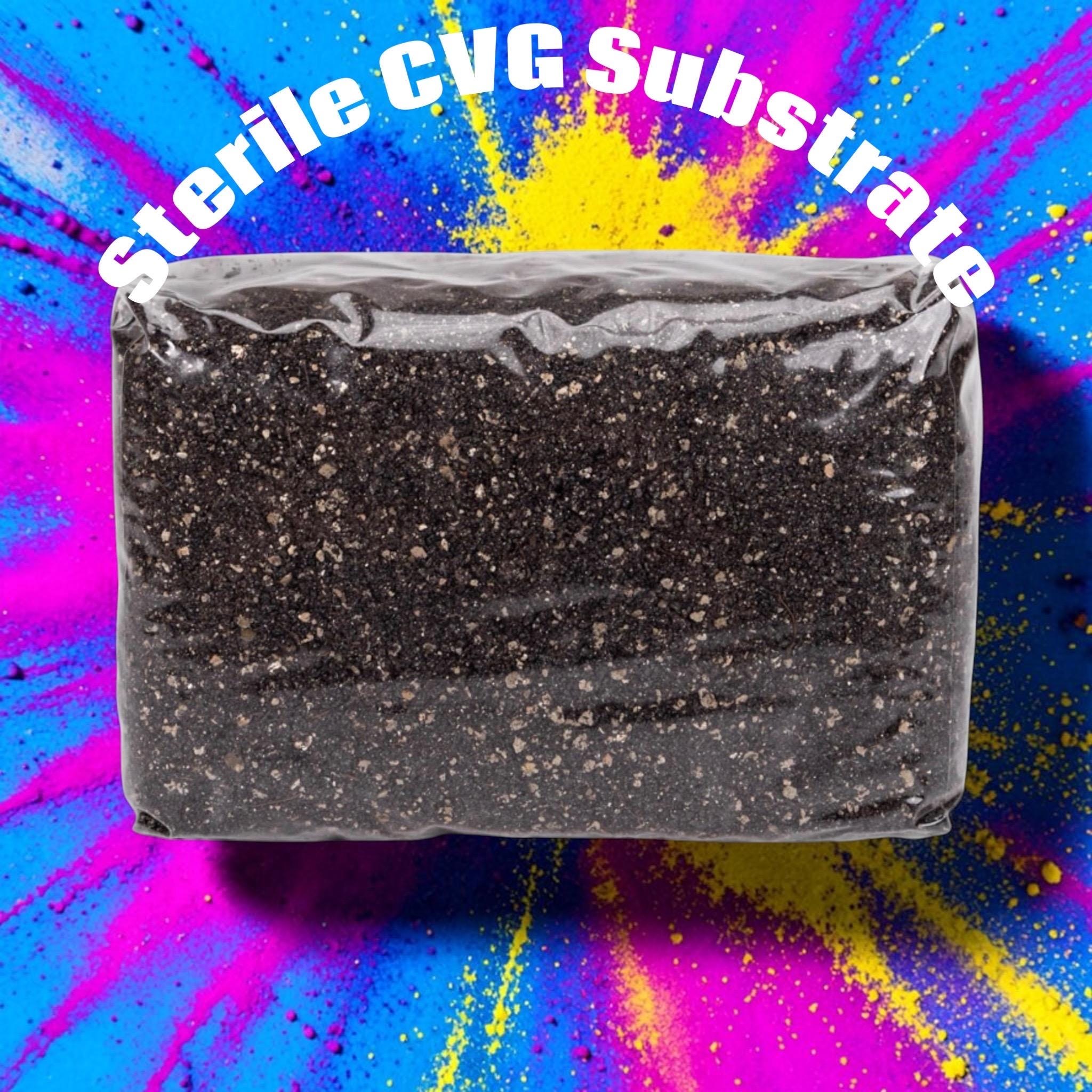 Sterile CVG Mushroom Substrate: Coco Coir, Vermiculite, Gypsum Blend- 5 lb