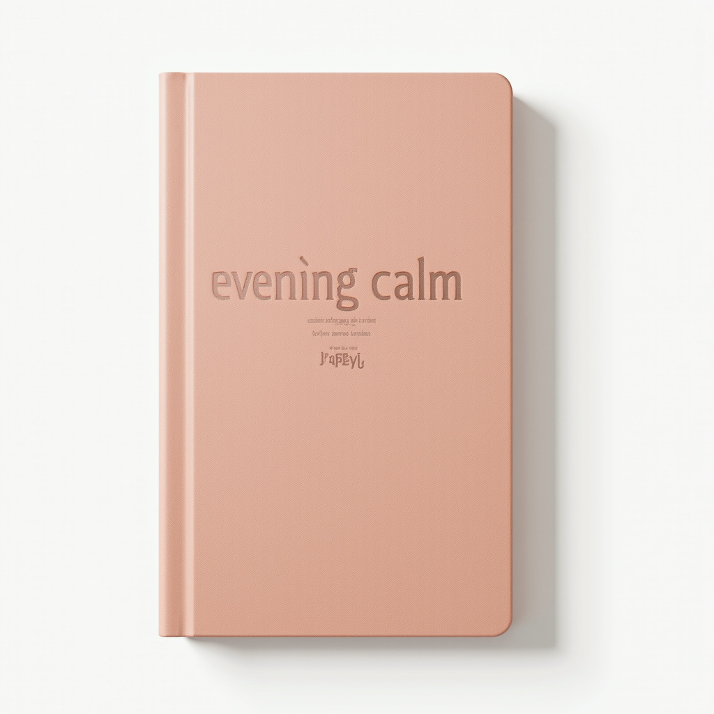 Evening Calm Diary cover