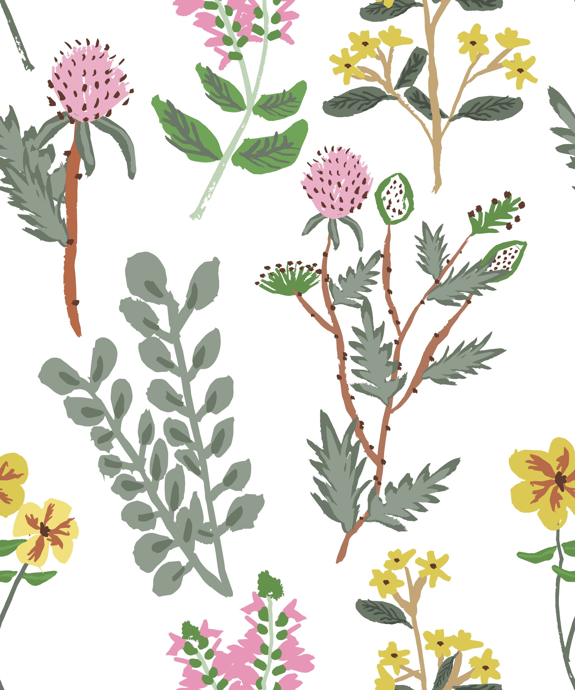 Flowering Herbs by BusyBCreations