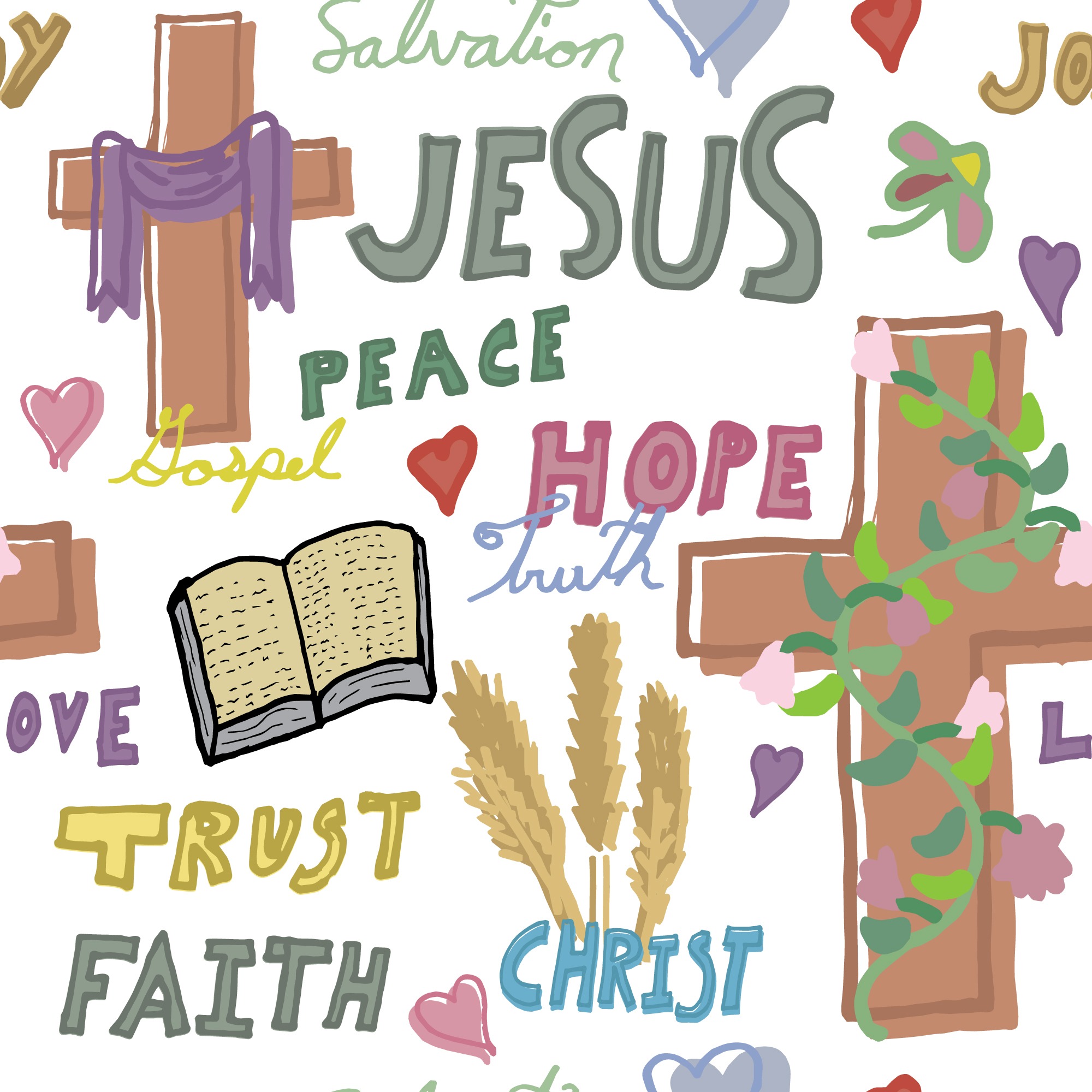 Words of Faith Pattern by BusyBCreations