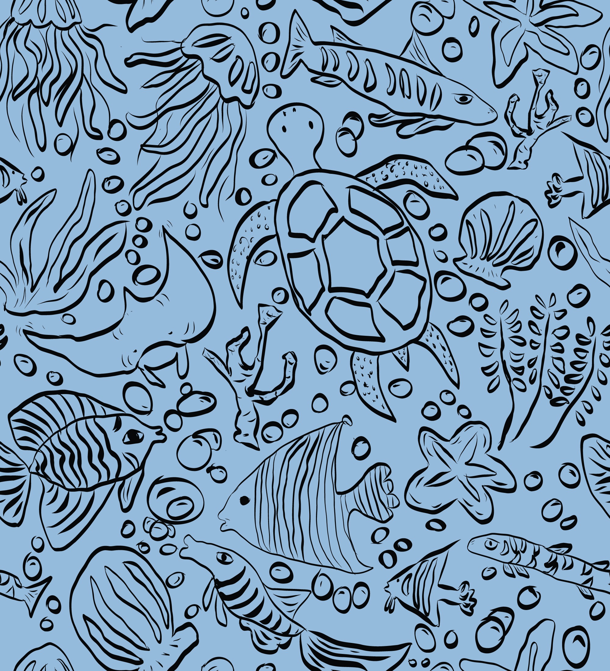 Ocean Animals by BusyBCreations
