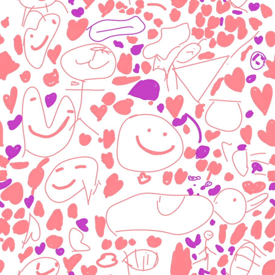 Charlee Doodles - Happy Hearts by BusyBCreations
