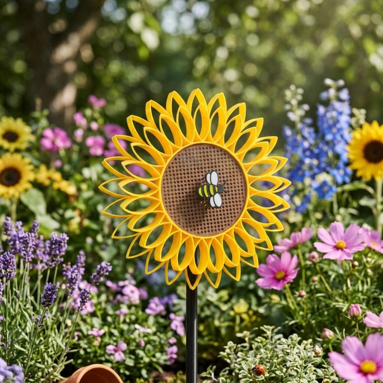 3D Sunflower Spinner