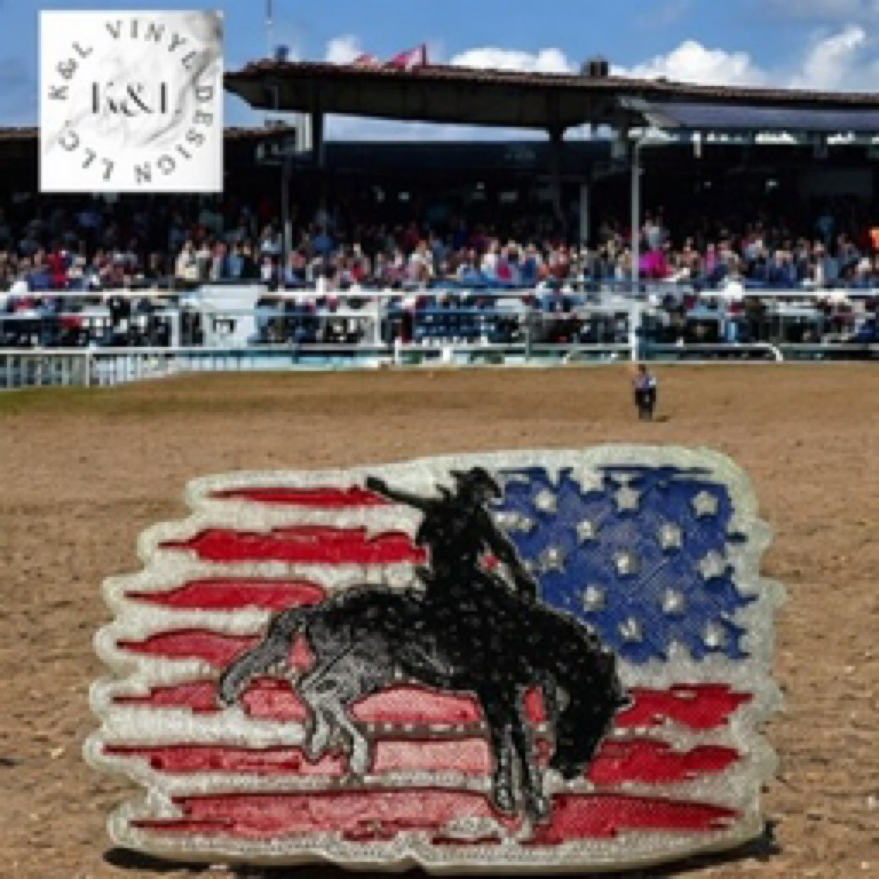 American Flag Cowboy