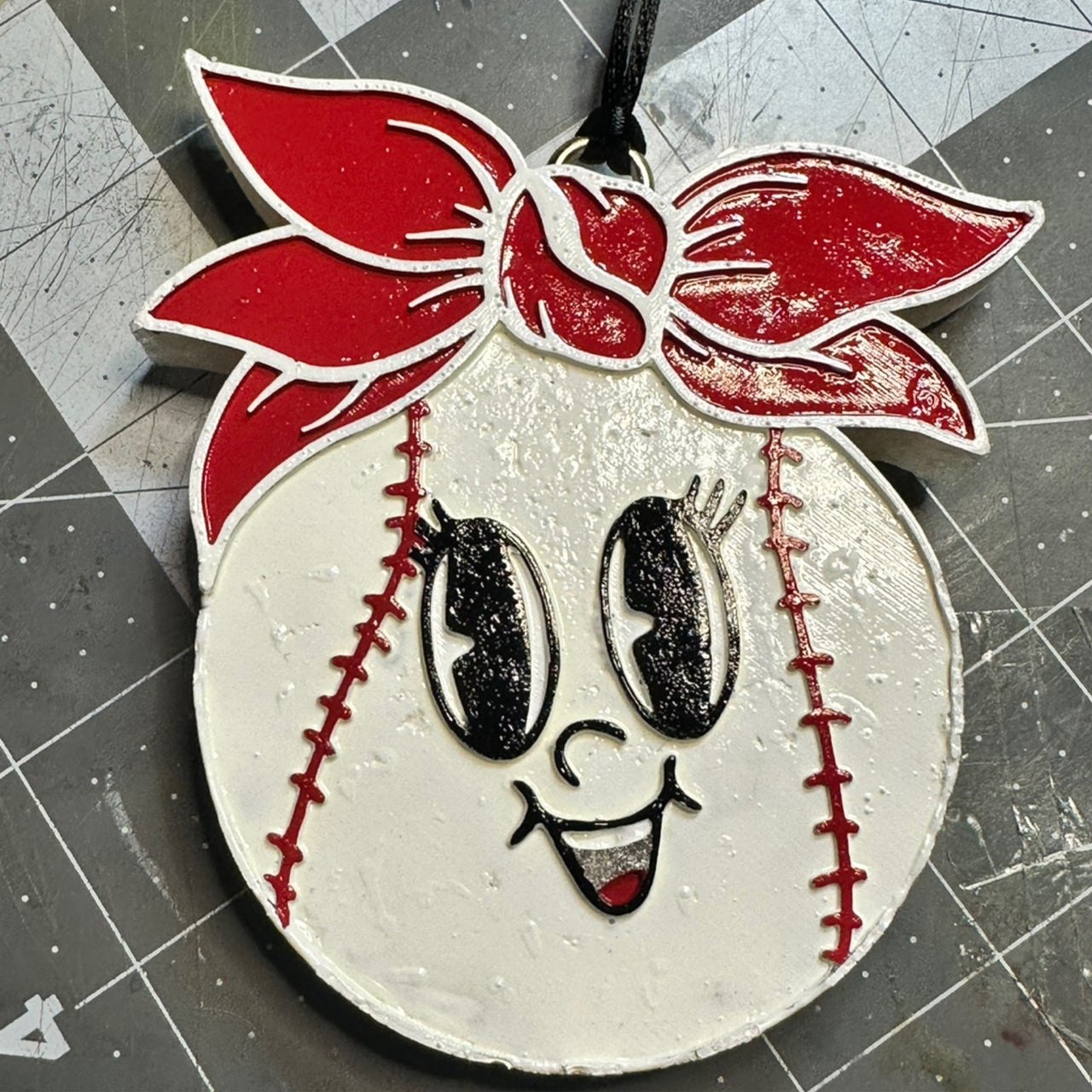 Baseball w/ bandana