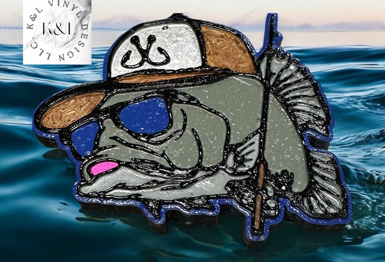 Fish with sunglasses Freshie