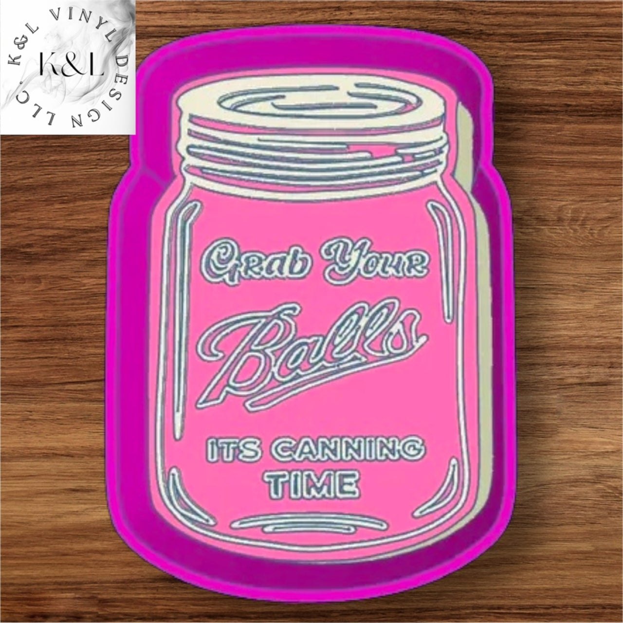 Grab Your Balls Mason Jar Mold