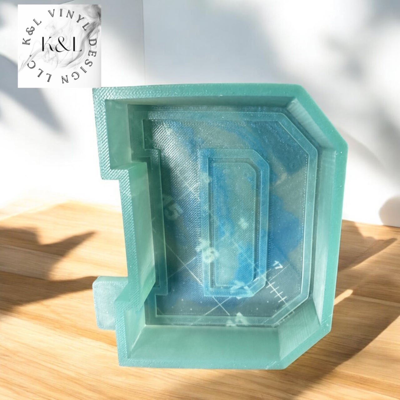 Letter D stl Mold