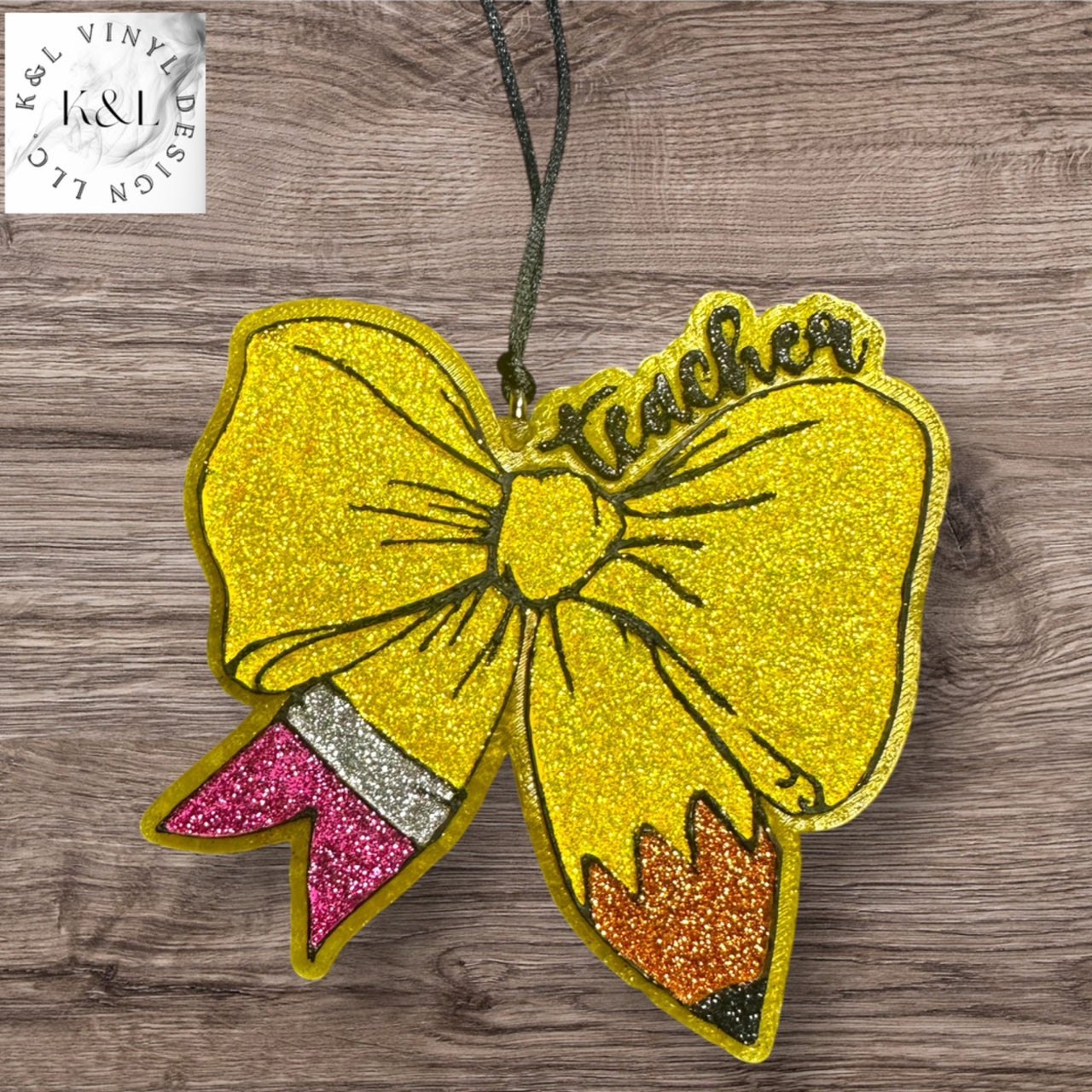 Teacher Pencil Bow