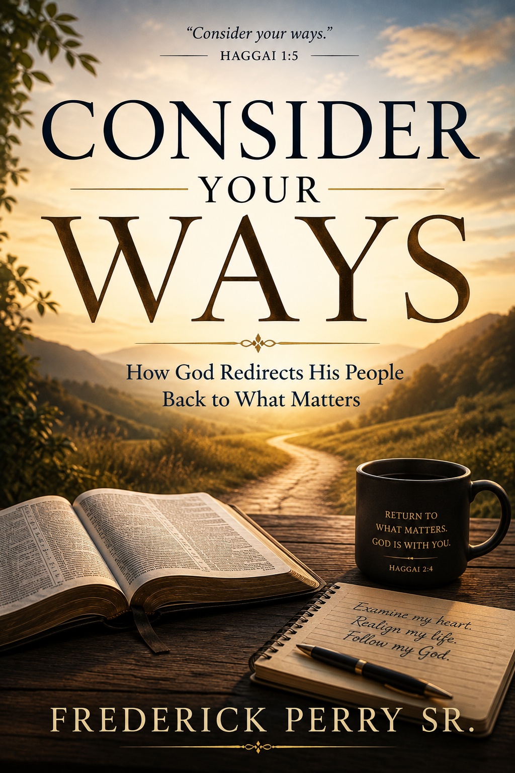 Consider Your Ways, book cover