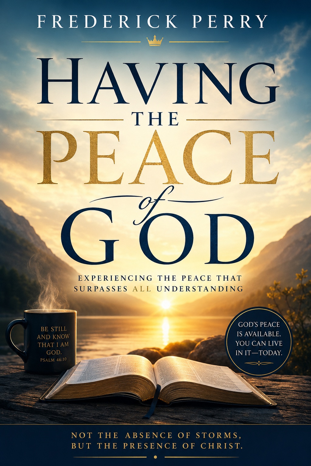 Having the Peace of God, book cover
