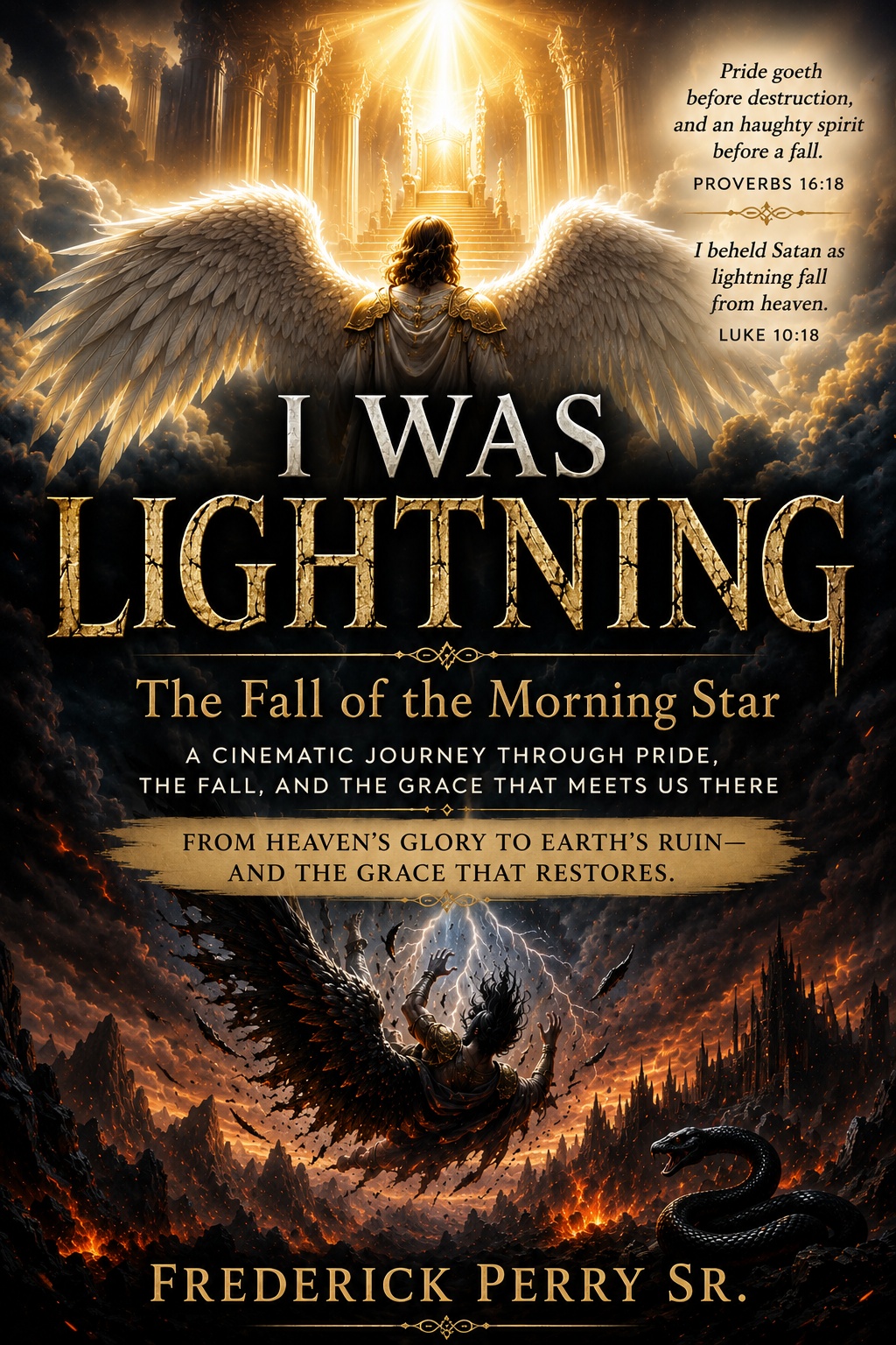I Was Lightning, book cover
