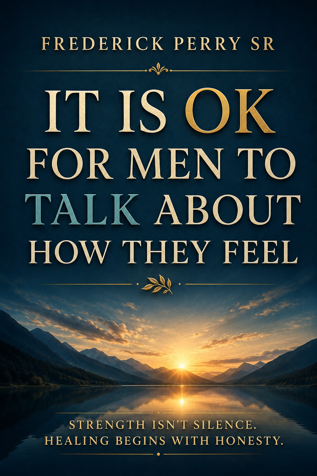 It’s OK for Men to Talk About How They Feel, book cover