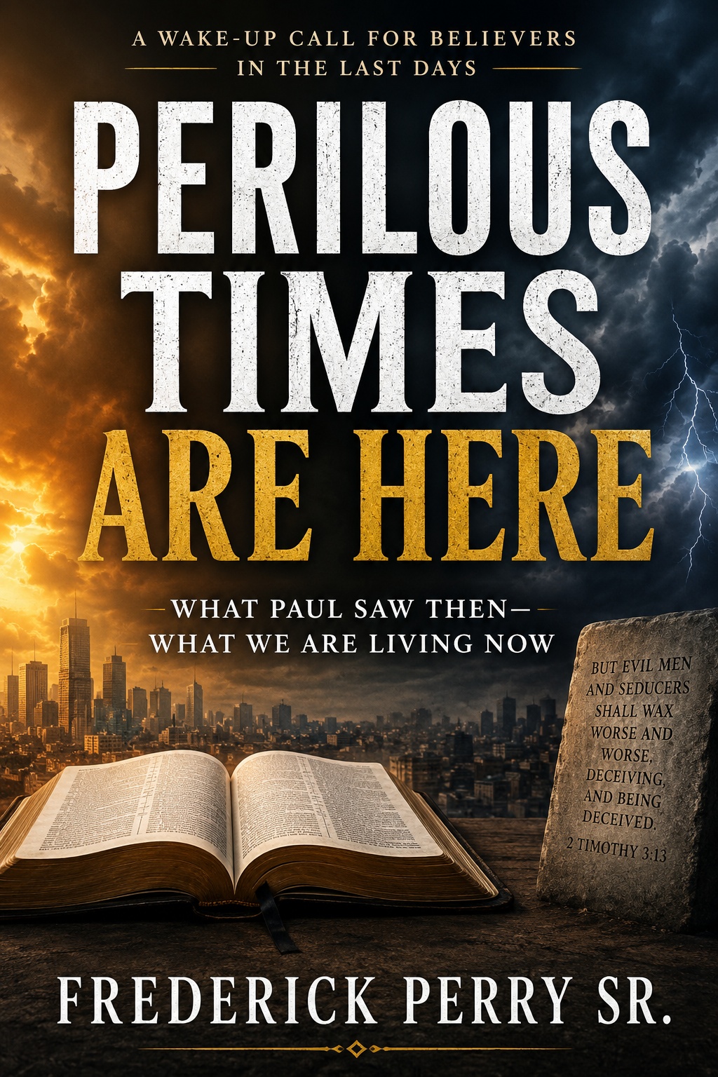 Perilous Times Are Here, book cover