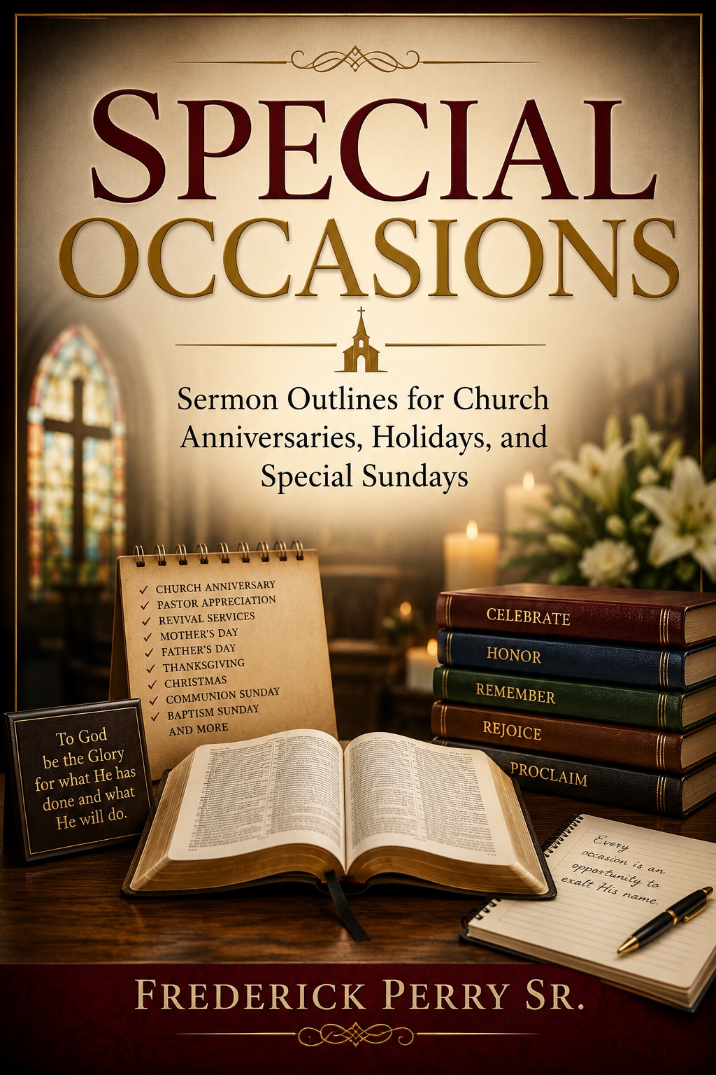 Special Occasions, book cover