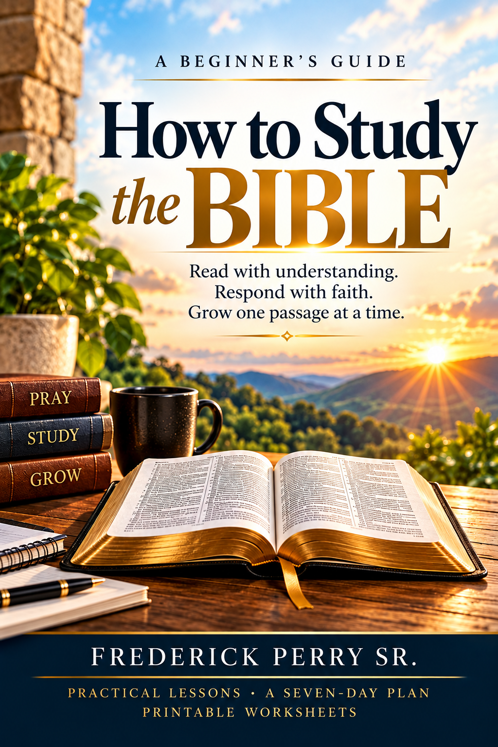 How to Study the Bible, a printable beginner’s guide by Frederick Perry Sr.