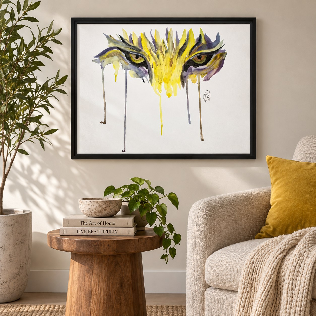 Tiger Eyes artwork by Krista Thomas