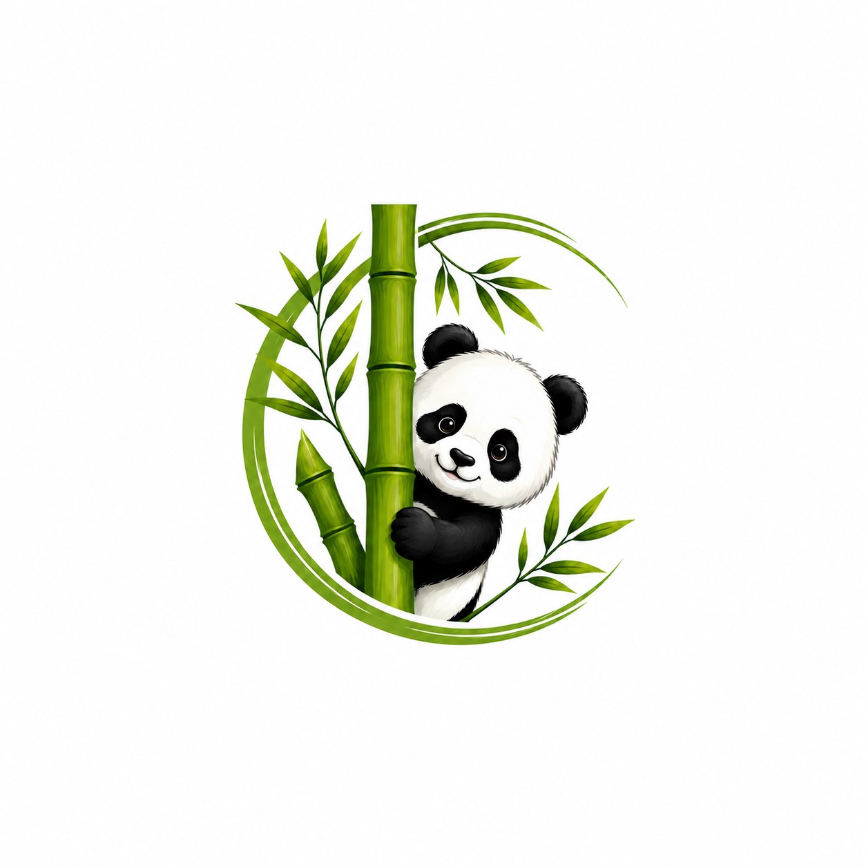 Bamboo Corner panda and bamboo mark