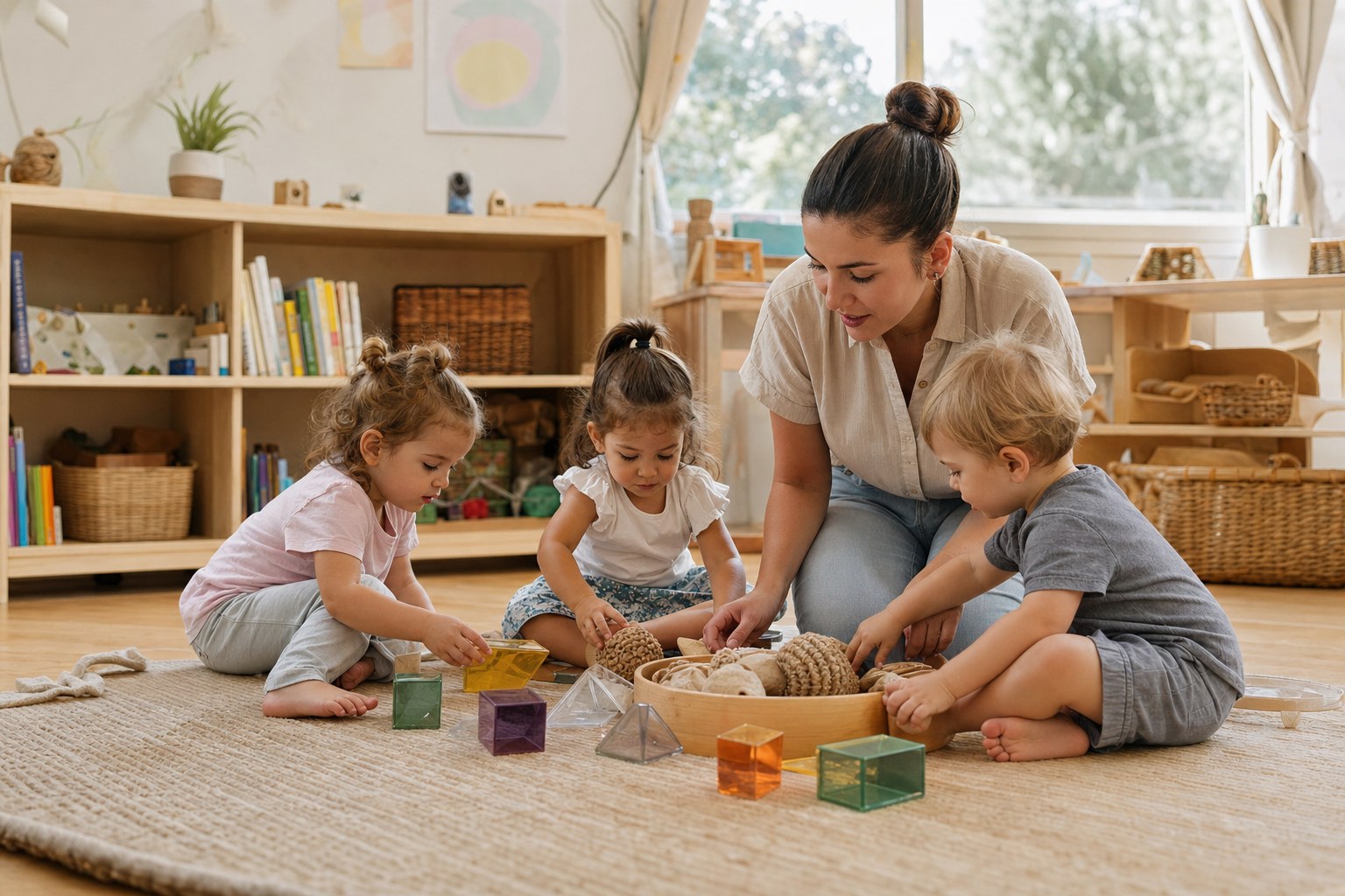 Illustrative NiteOwl childcare scene