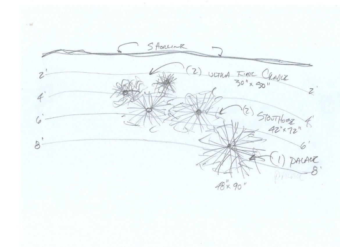 Design drawing 19 custom fish habitat drawing