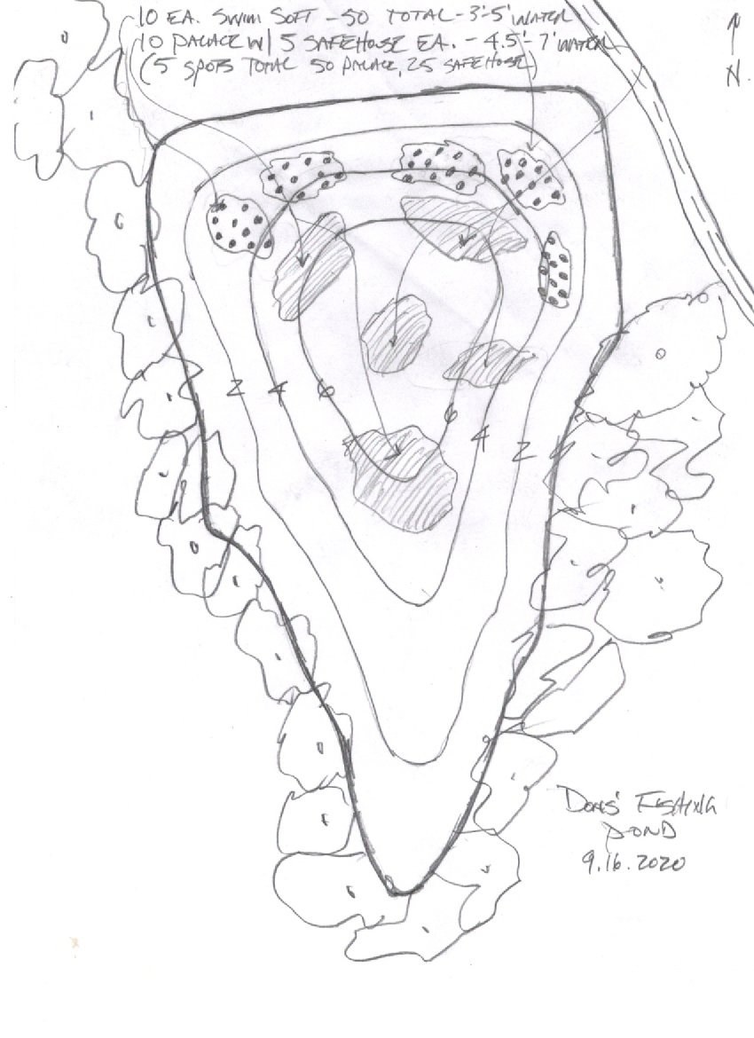 Design drawing 20 custom fish habitat drawing
