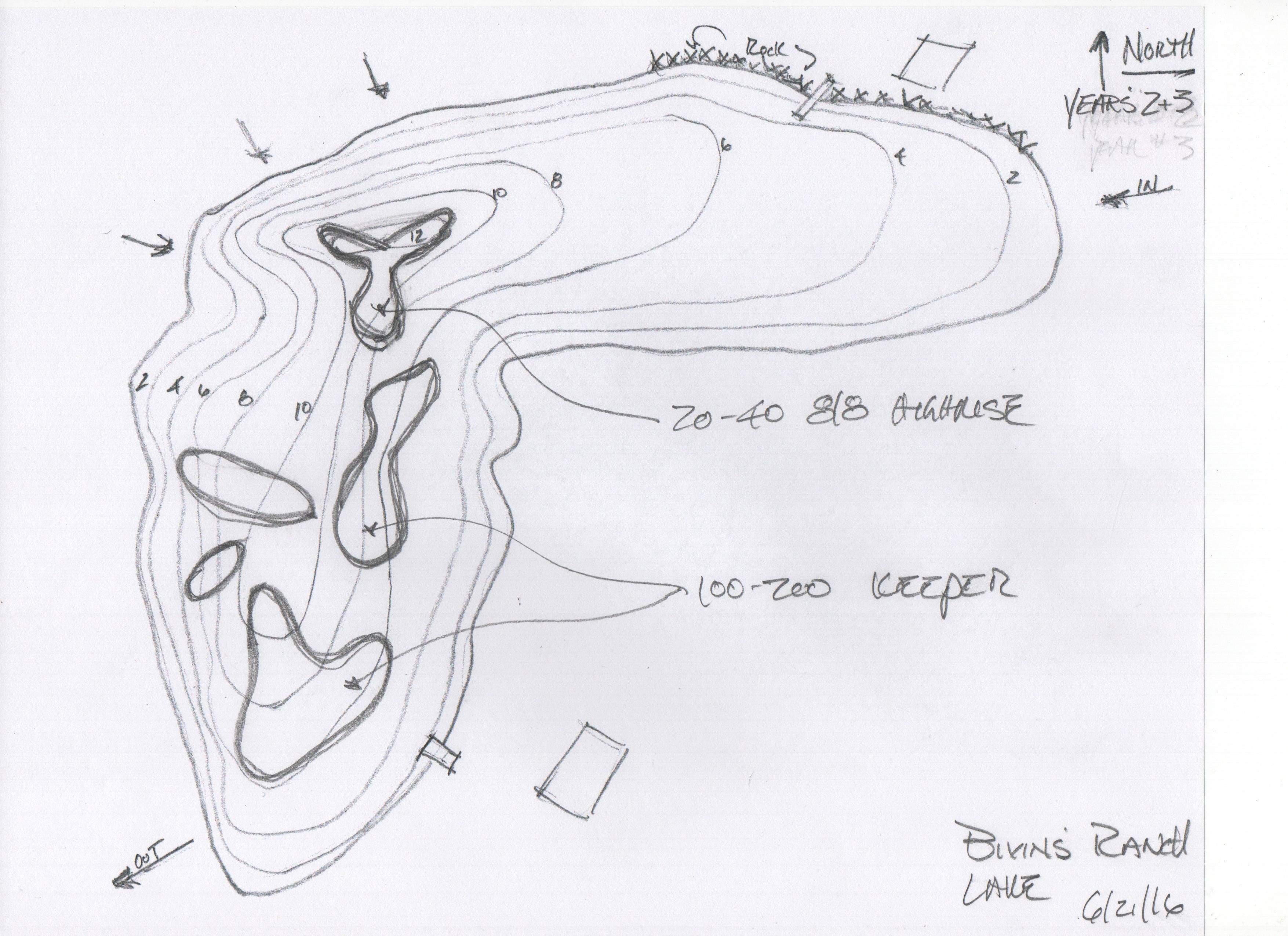 Bivens Ranch custom fish habitat drawing