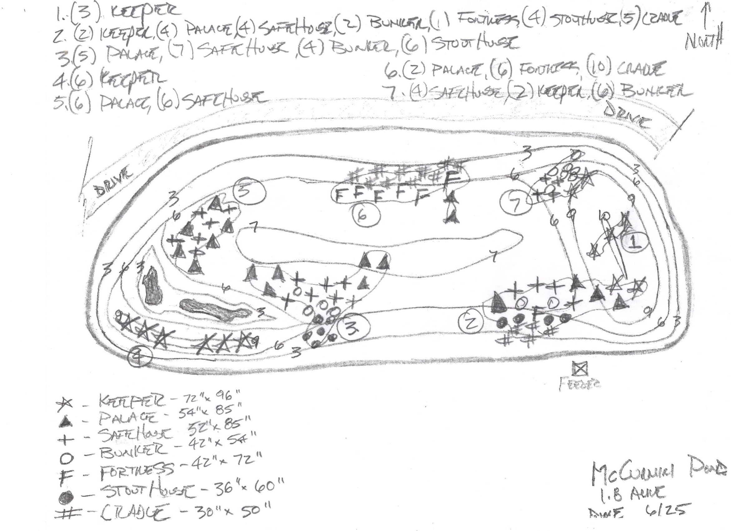 McCurnin Pond custom fish habitat drawing
