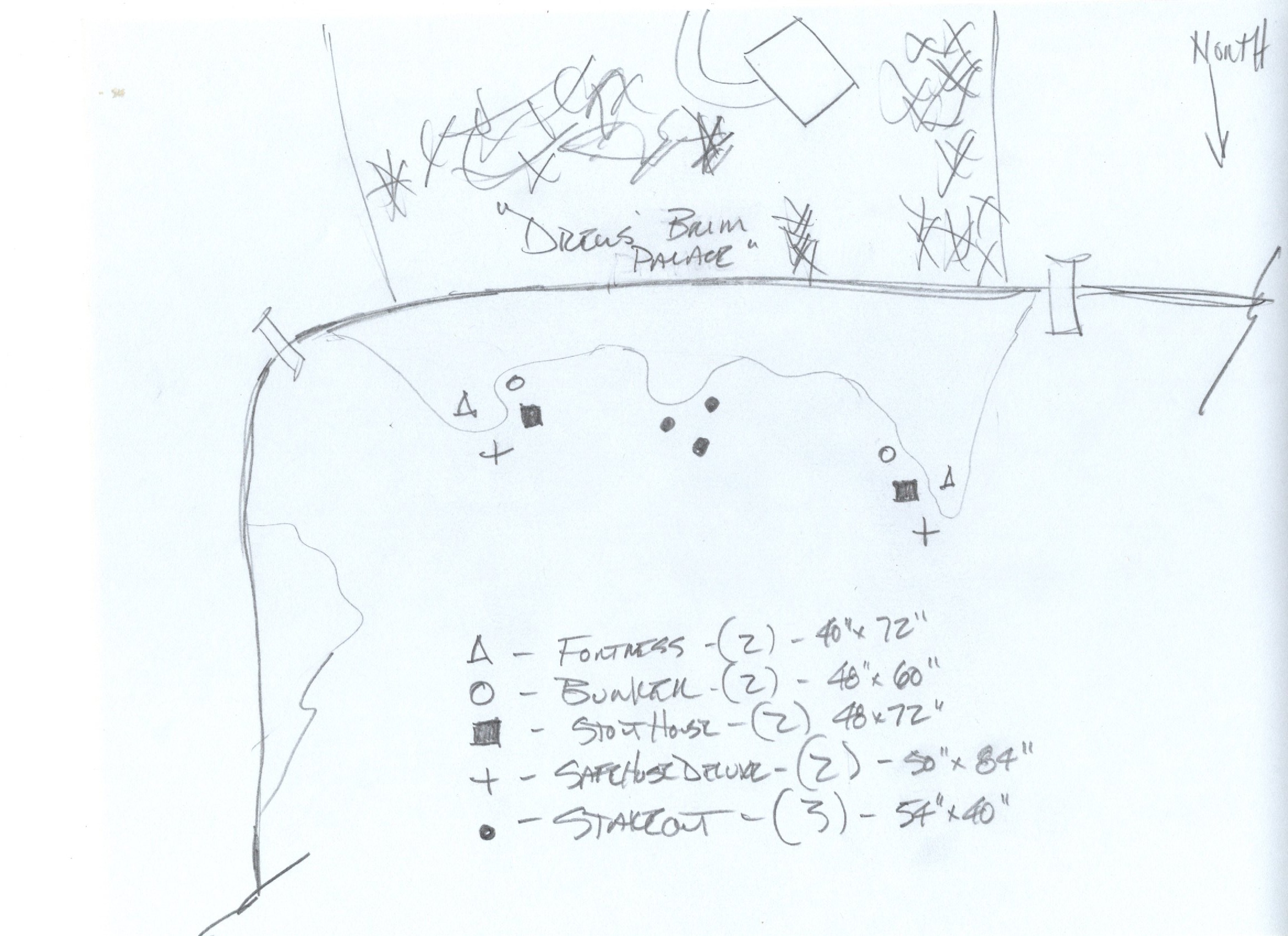Design study, April 2022, alternate custom fish habitat drawing
