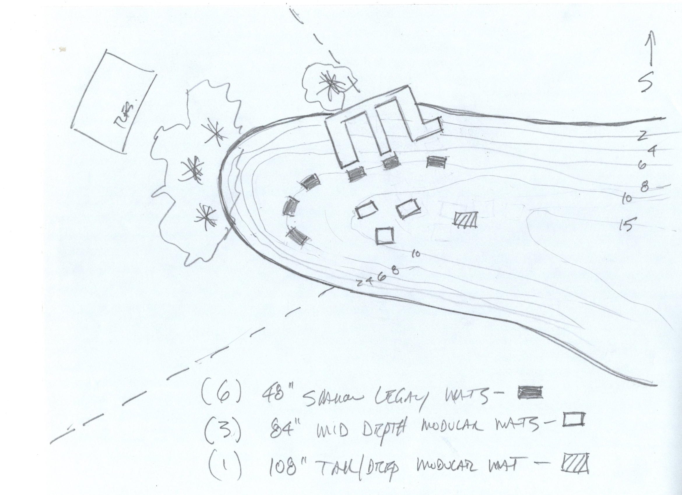 Design study, July 2022 custom fish habitat drawing