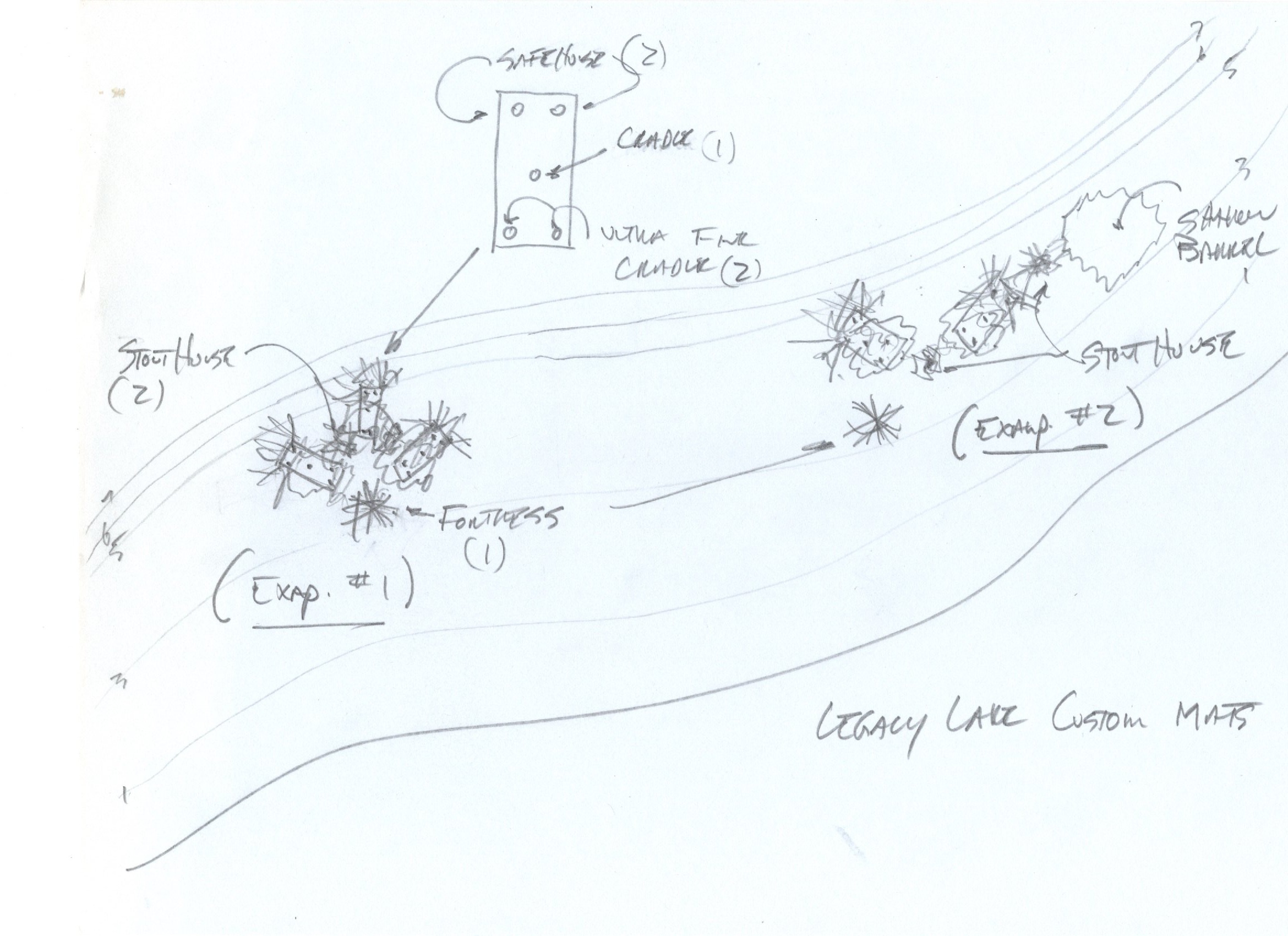 Design study, February 2023 custom fish habitat drawing