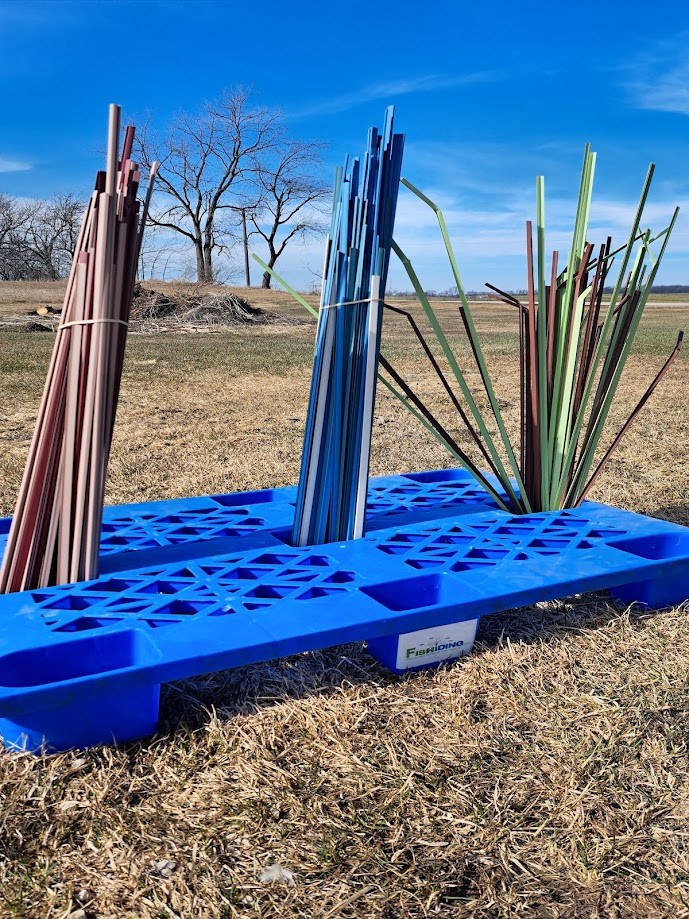 Artificial Fish Habitat Reeds, view 2