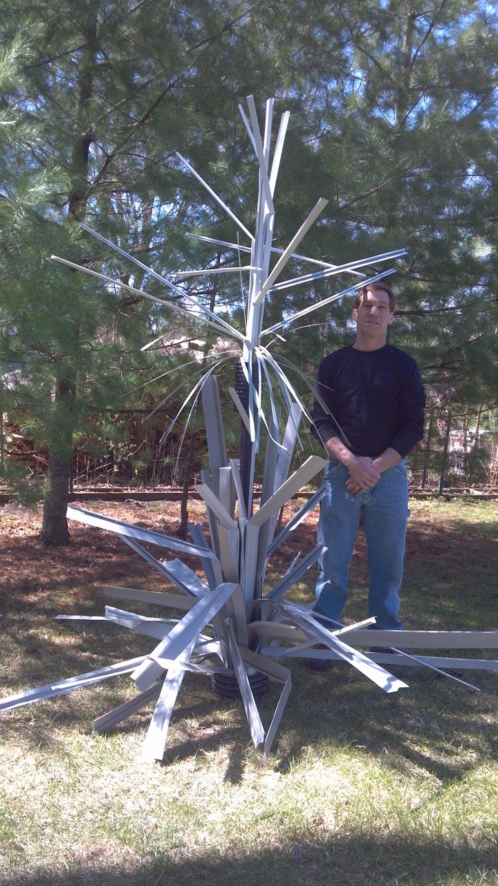 Nine foot fish tree, view 5