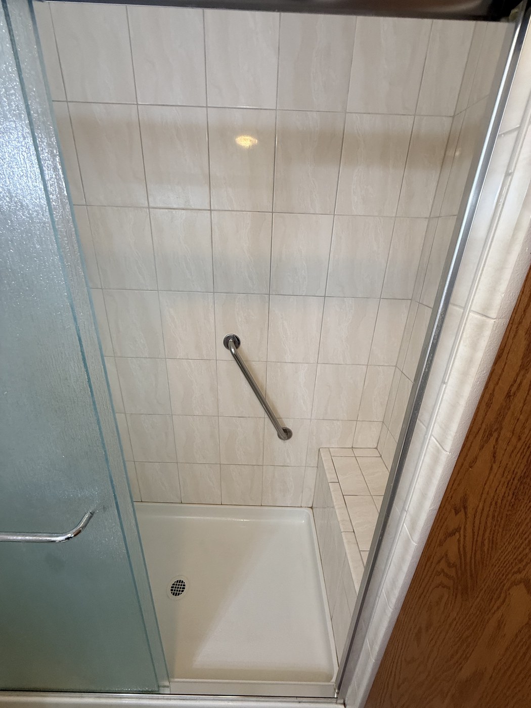 Shower after a professional deep clean