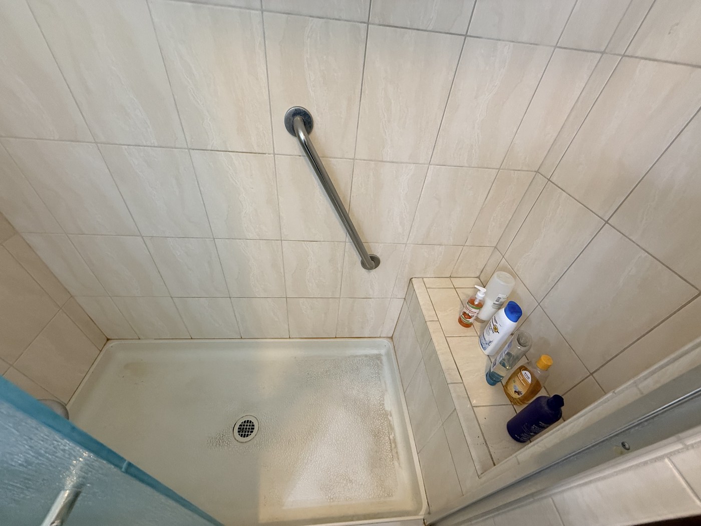 Shower before a professional deep clean