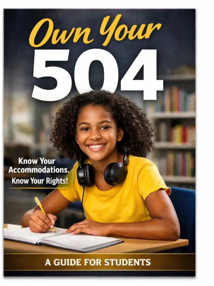 Own Your 504 Plan digital guide